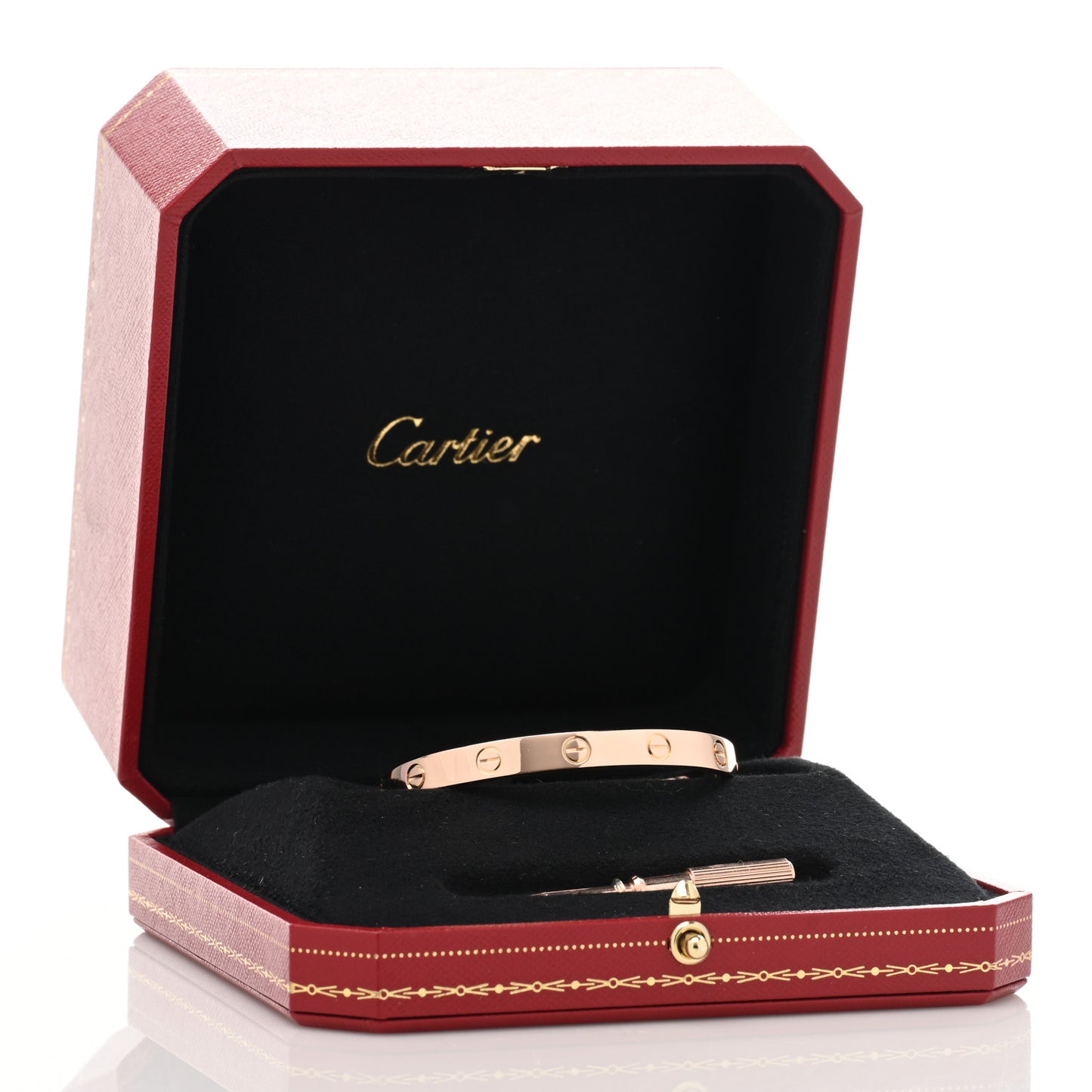 18K Pink Gold LOVE Bracelet 16