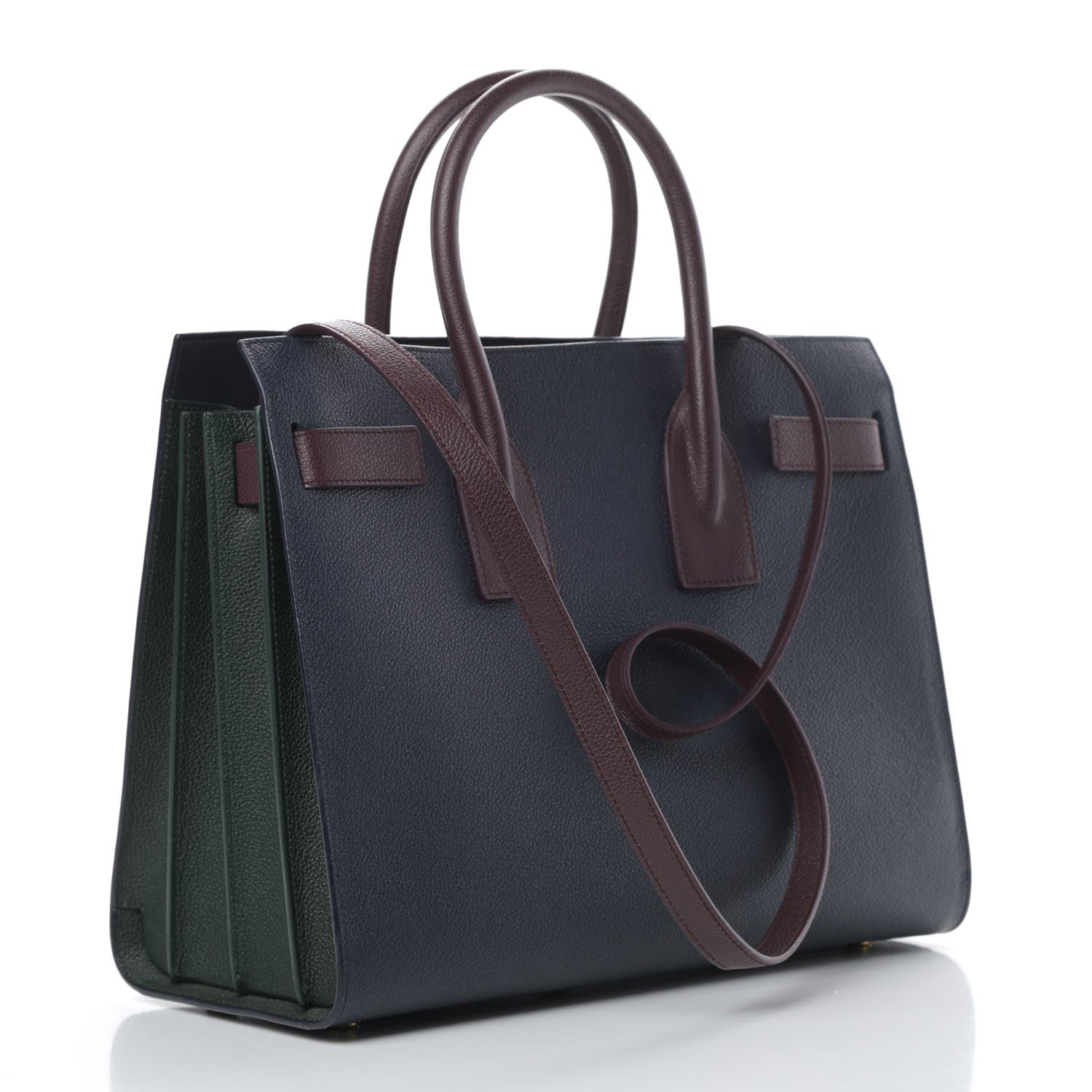 Saint Laurent Grained Calfskin Small Sac De Jour Multi 3 of 11
