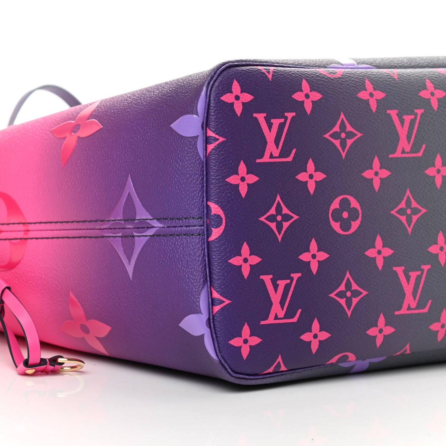 Monogram Giant Spring In The City Neverfull MM Midnight Fuchsia