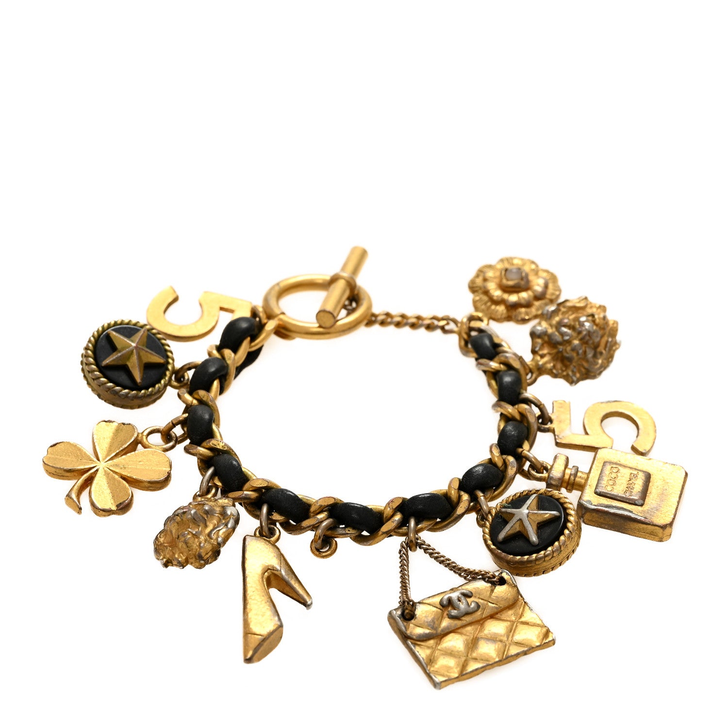 Chanel Metal Lambskin Lucky Charm Bracelet Gold 1896104 – FASHIONPHILE