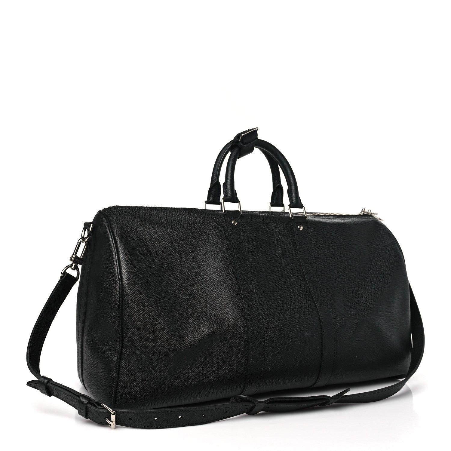 Louis Vuitton Taiga Keepall Bandouliere 45 Black 2 of 8