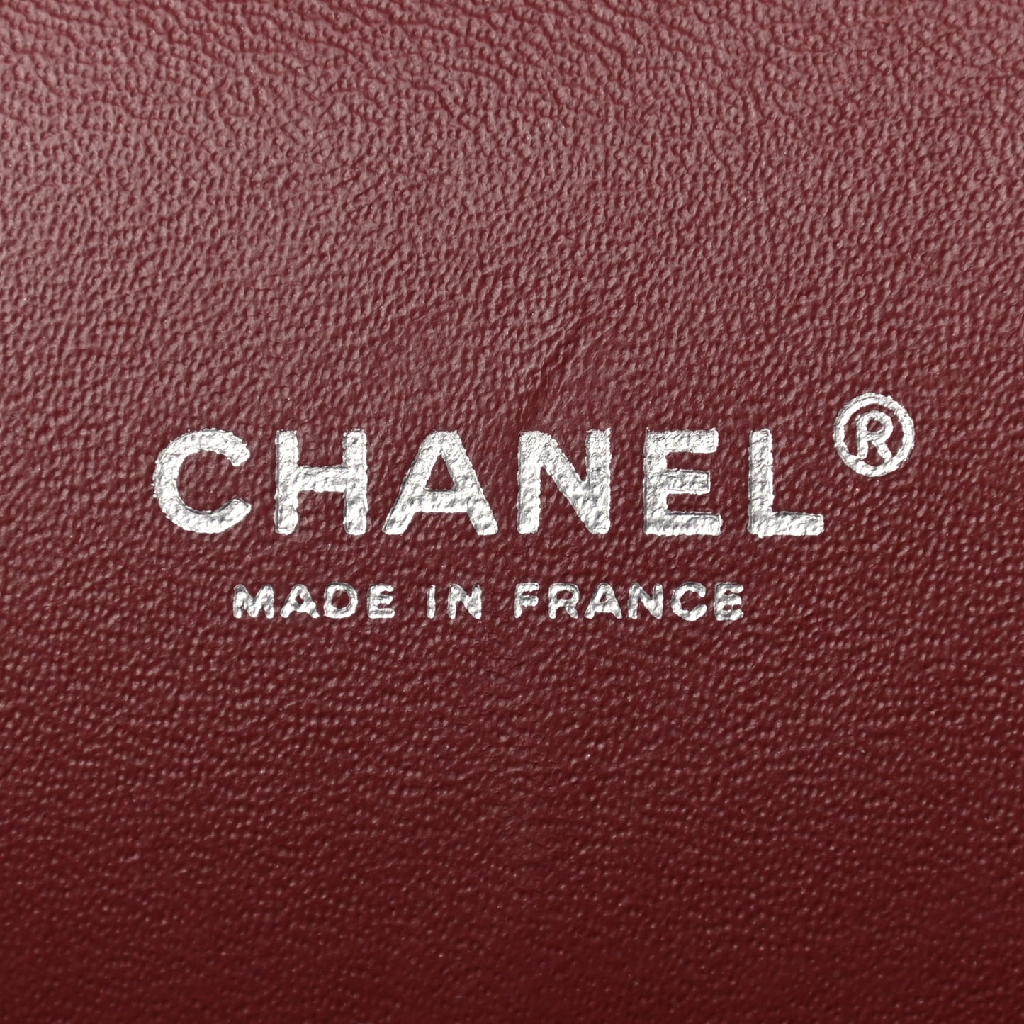 Caviar Quilted Maxi Double Flap Dark Red