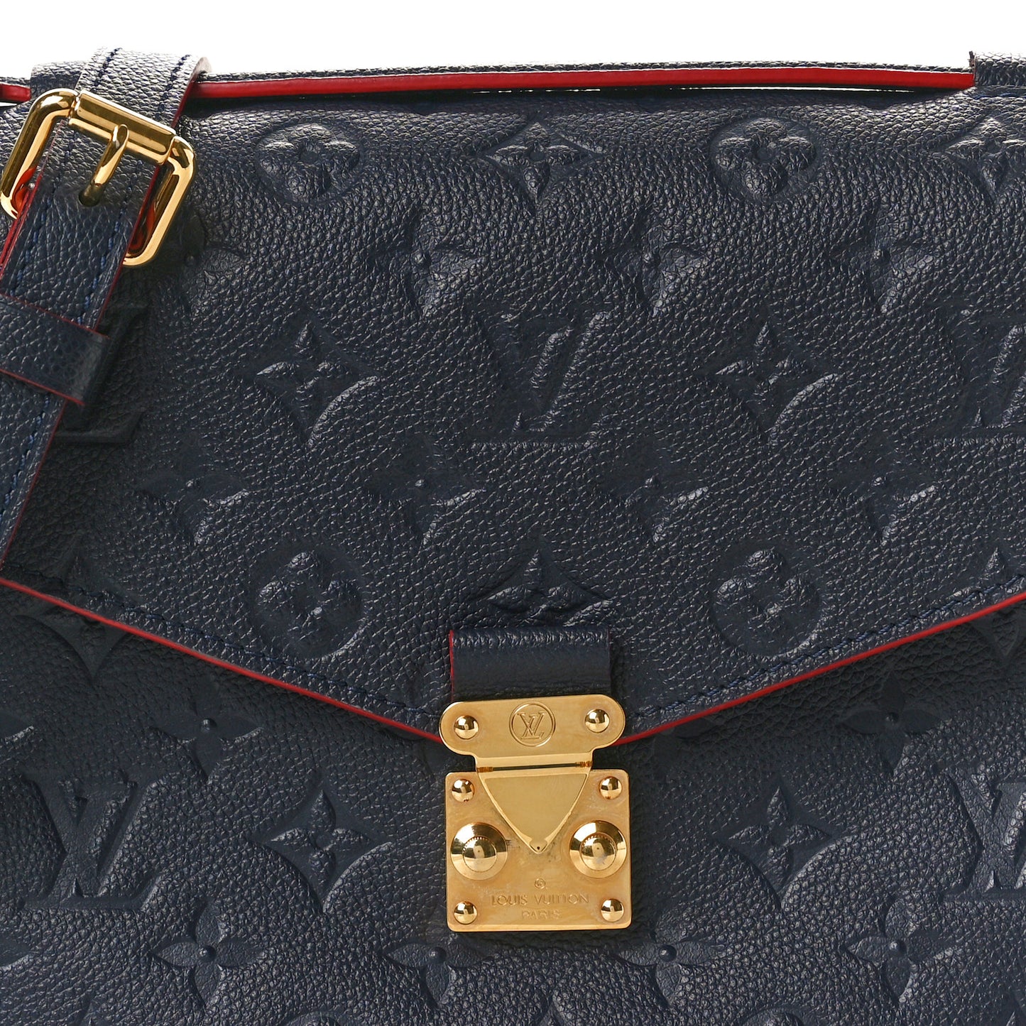 Empreinte Pochette Metis Marine Rouge