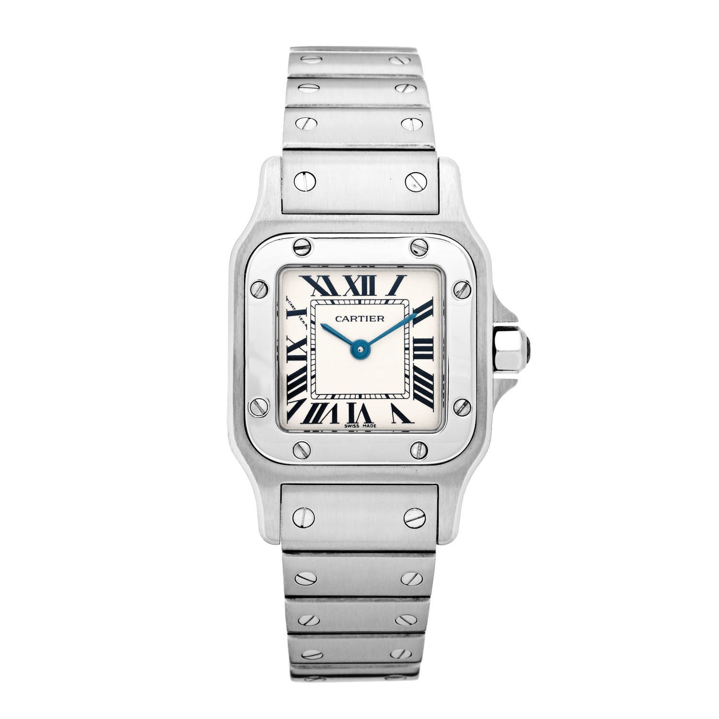 Stainless Steel 24mm Santos de Cartier Galbee Quartz Watch