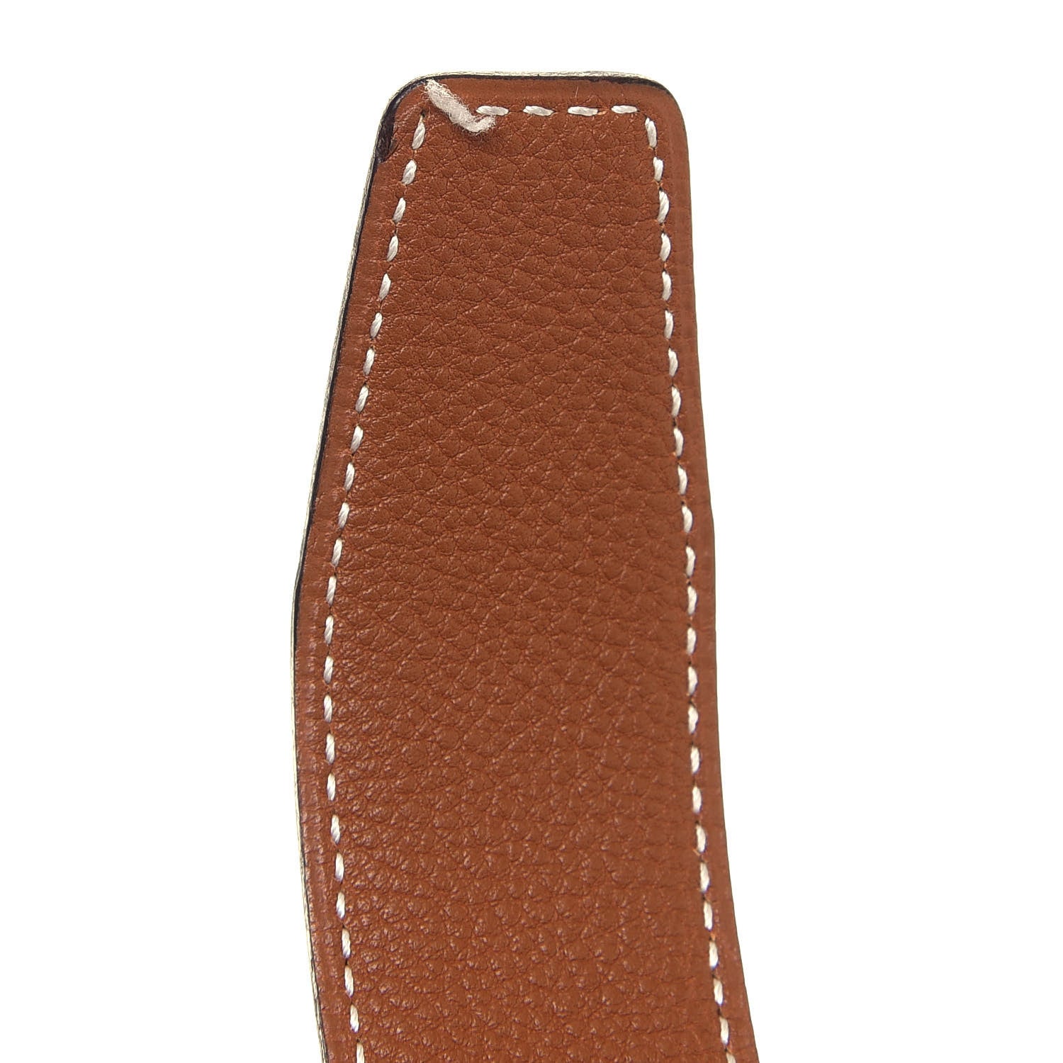 Hermes Box Togo 32mm Idem Belt 85 Black Gold 7 of 7