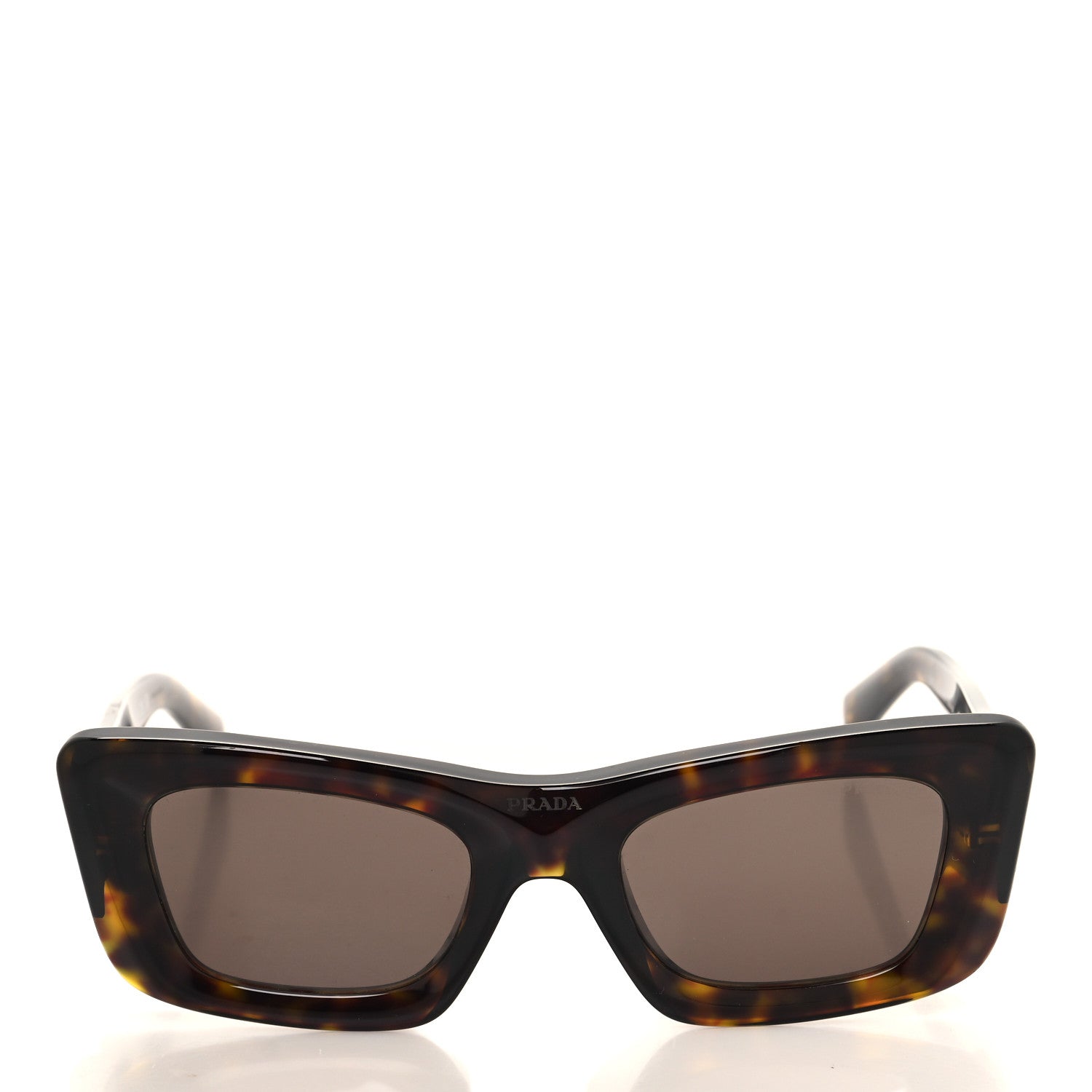 Prada Acetate Symbole Sunglasses SPR 13Z Havana 2 of 6