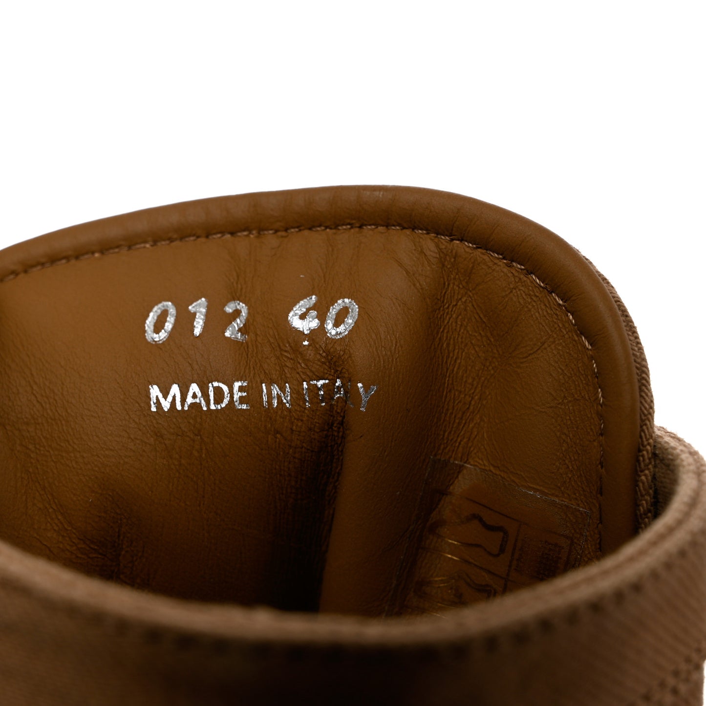 Washed Denim Rocksand 45mm Combat Boots 40 Kaki