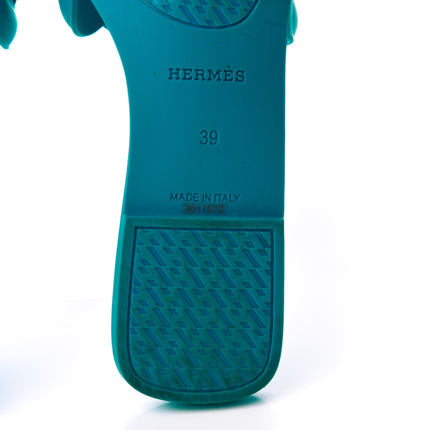 Rubber Aloha Sandals 39 Bleu Vif