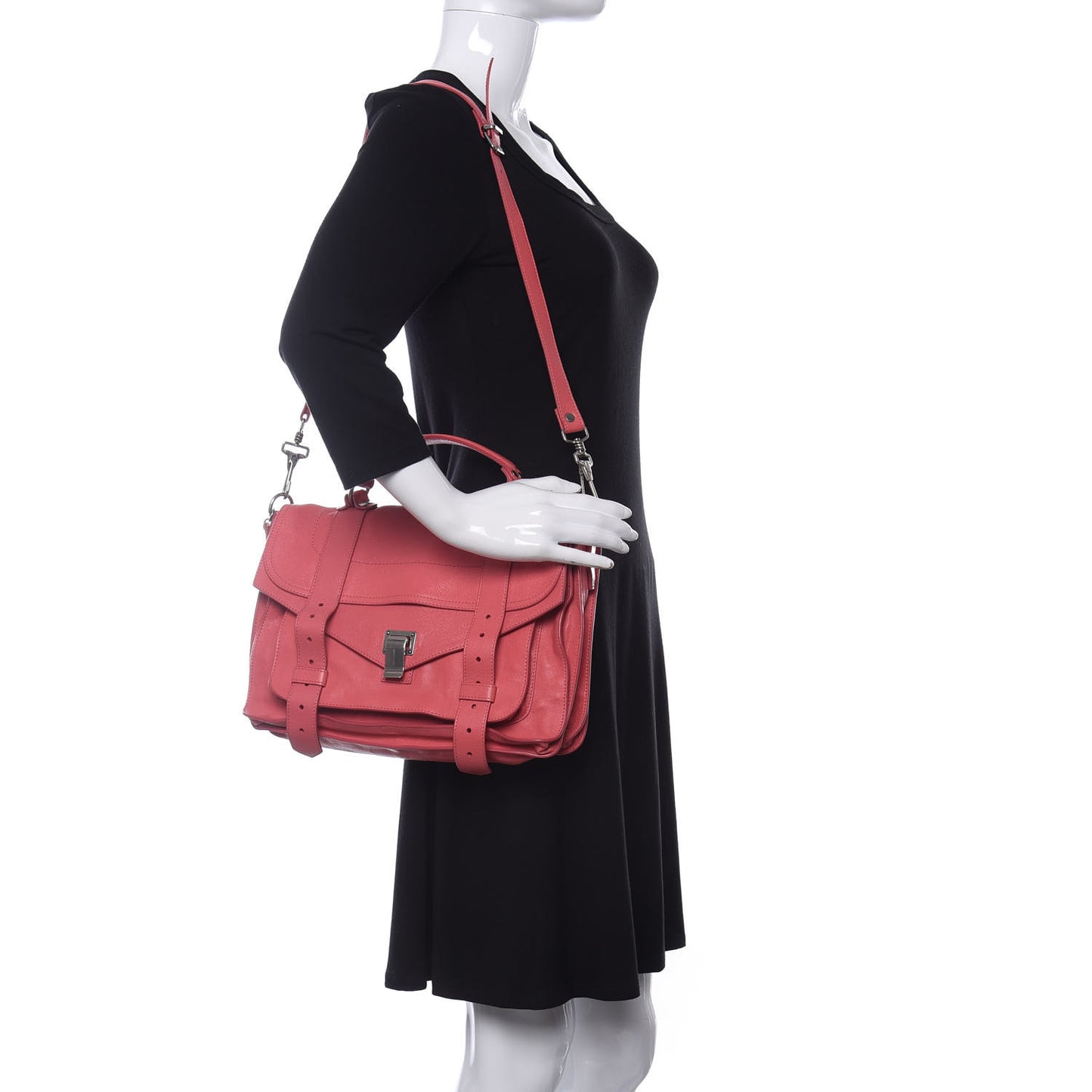 Lambskin Medium PS1 Satchel Hibiscus