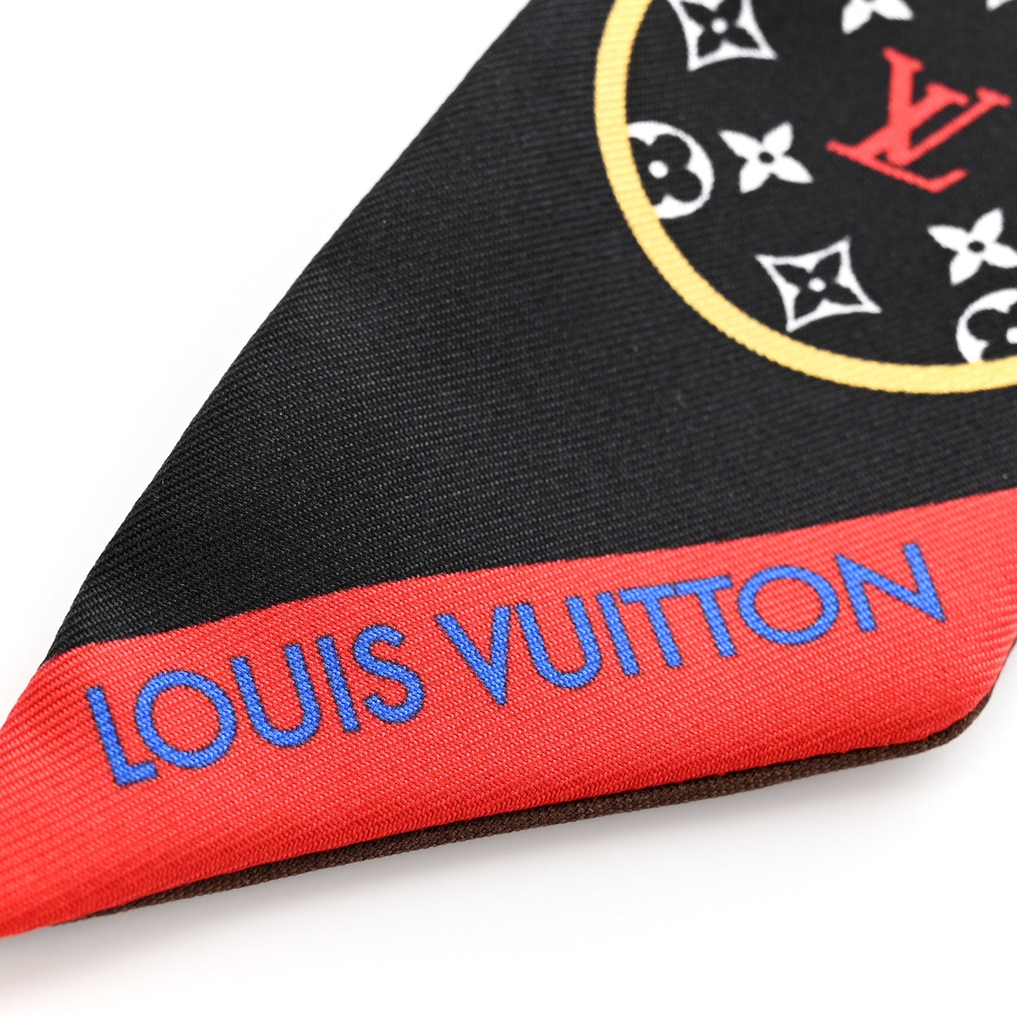 Silk Monogram LV Stories BB Bandeau Black