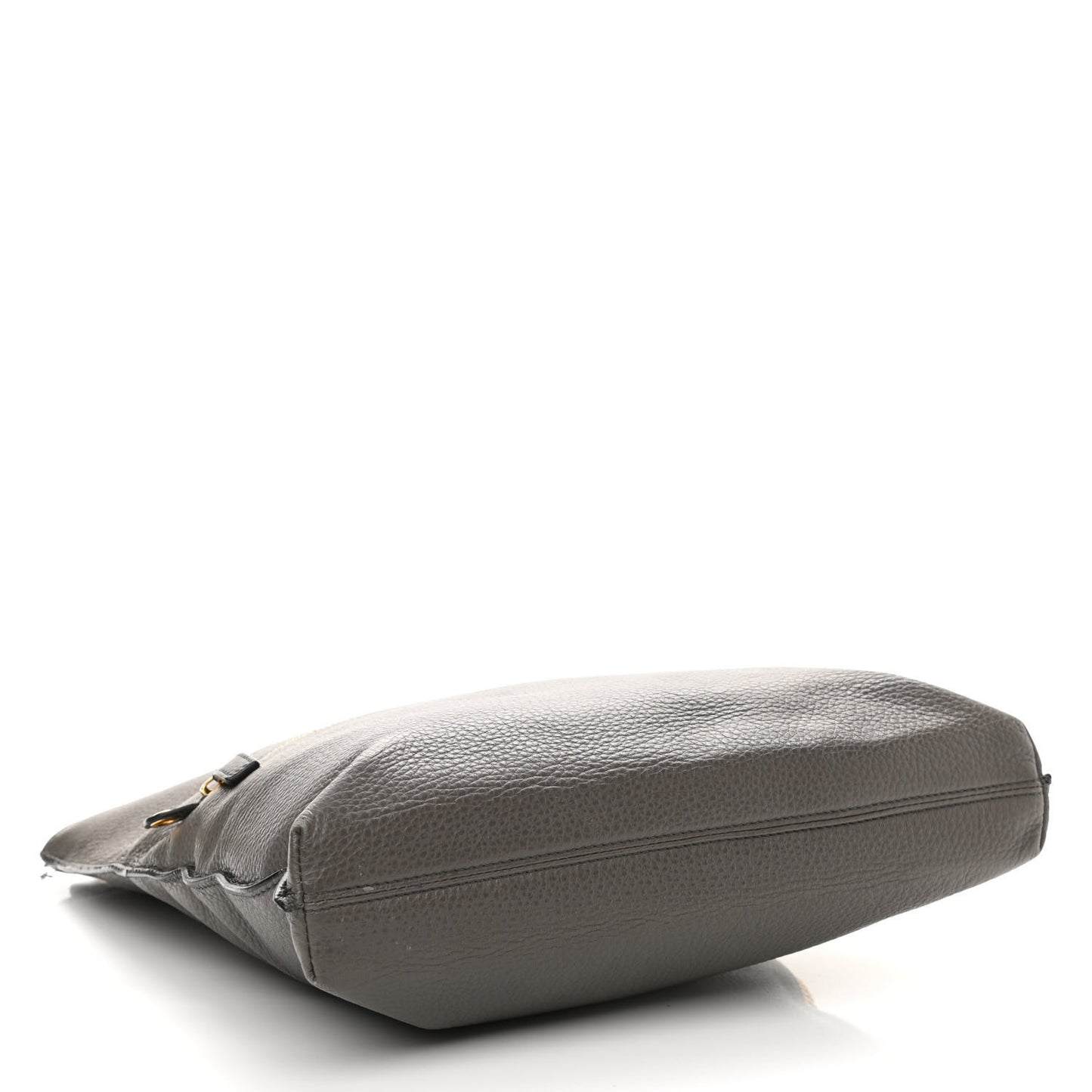 Grained Calfskin Alix Padlock Zip Tote Graphite