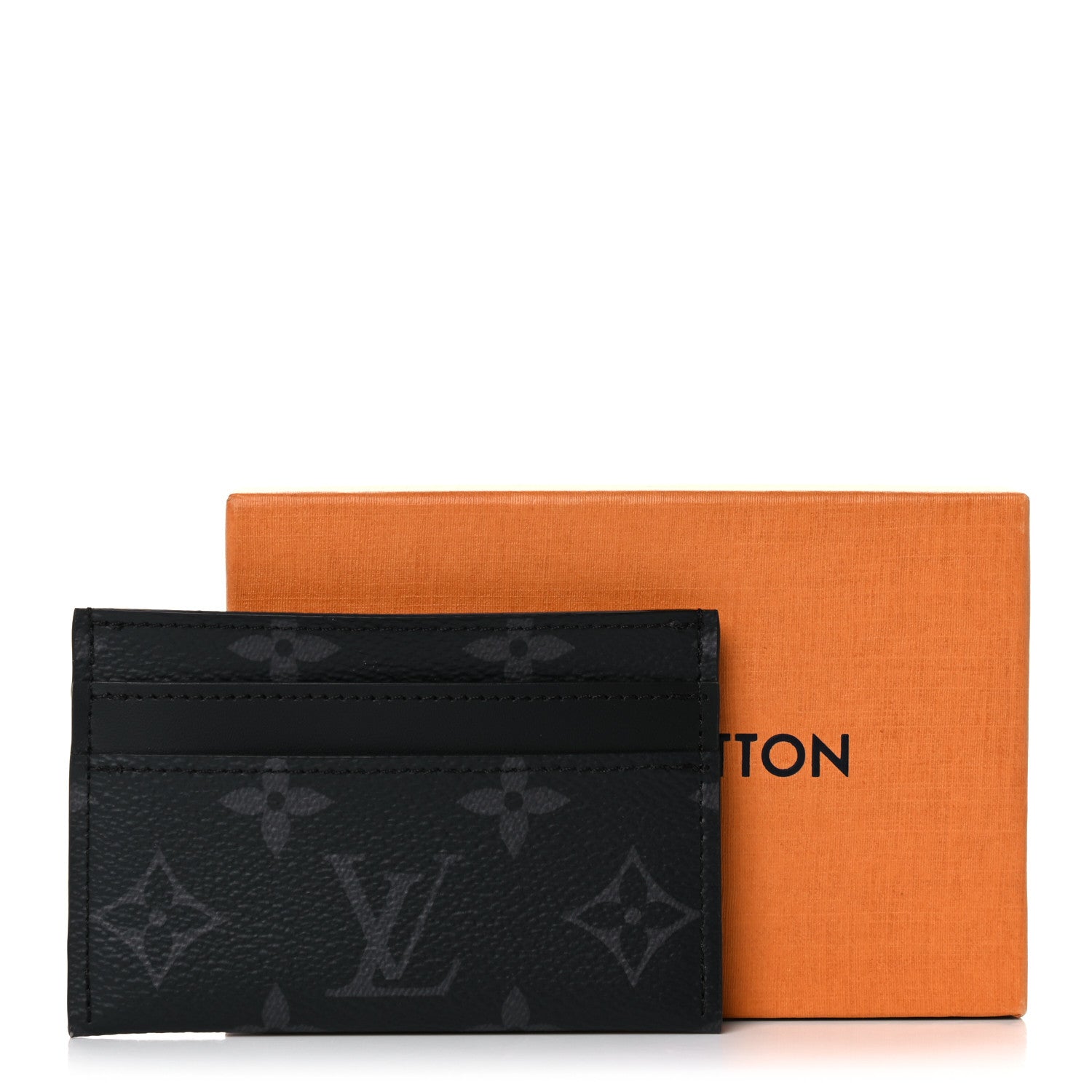 Louis Vuitton Monogram Eclipse Porte-Cartes Double Card Holder 9 of 9