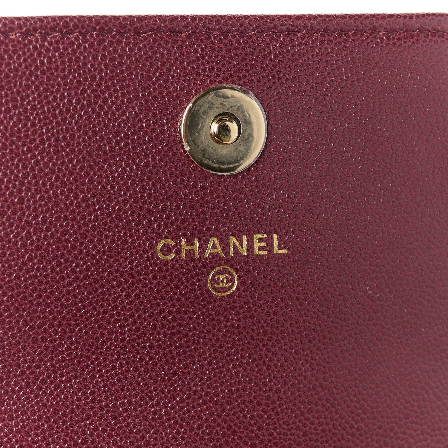 Chanel Caviar Quilted CC Airpods Pro and Phone Case With Chain Burgundy 6 of 12