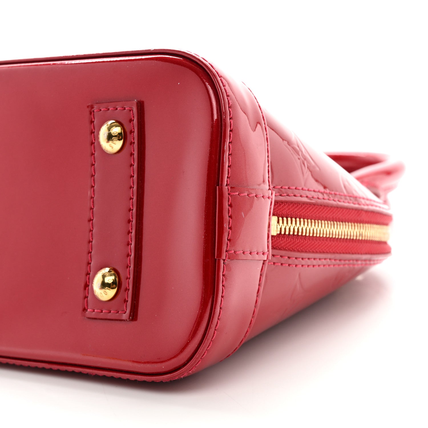 Louis Vuitton Vernis Alma BB Pomme D'Amour 10 of 12
