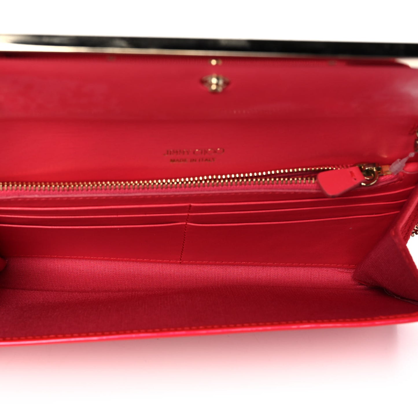 Patent Milla Wallet on Chain Pink