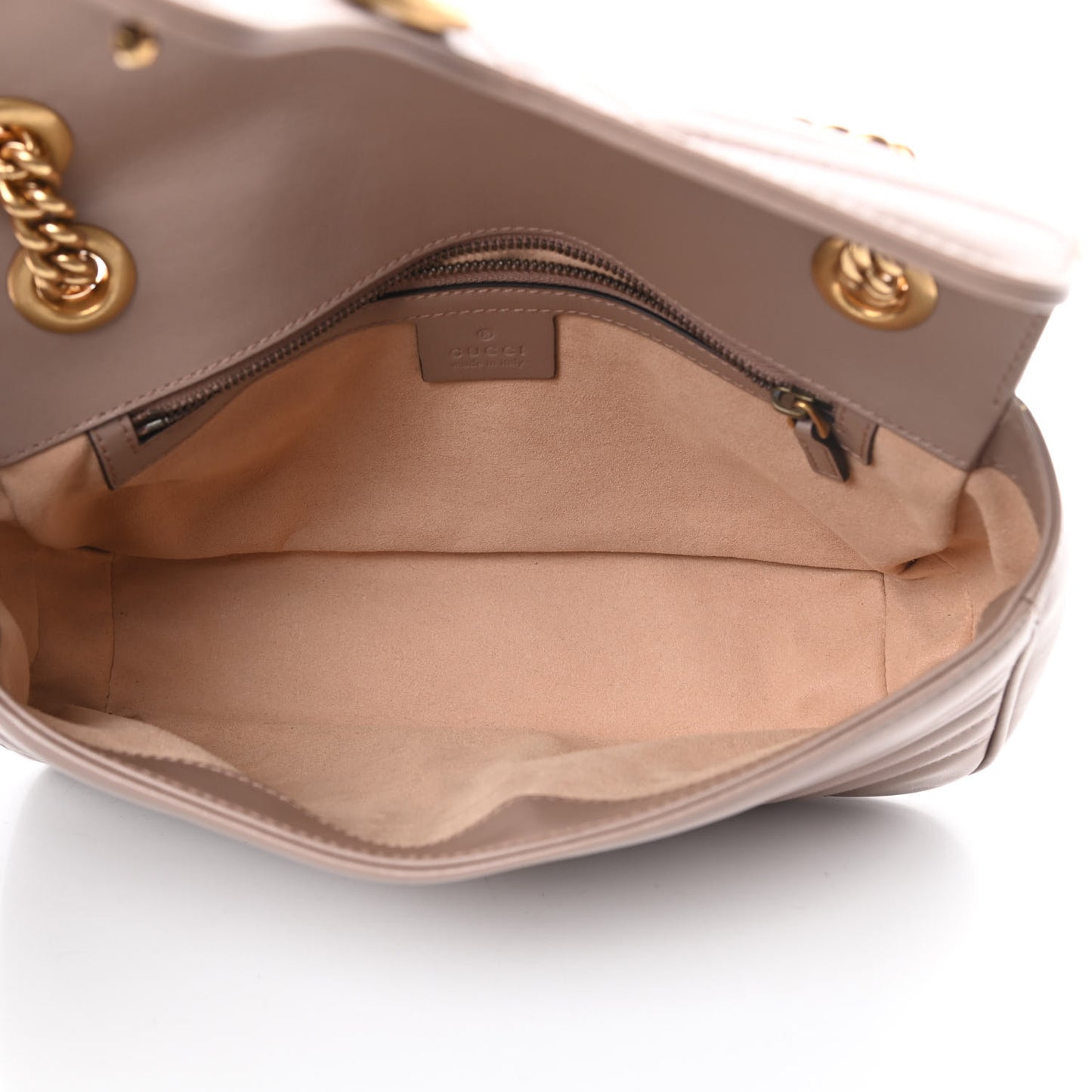 Calfskin Matelasse Small GG Marmont Shoulder Bag Porcelain Rose