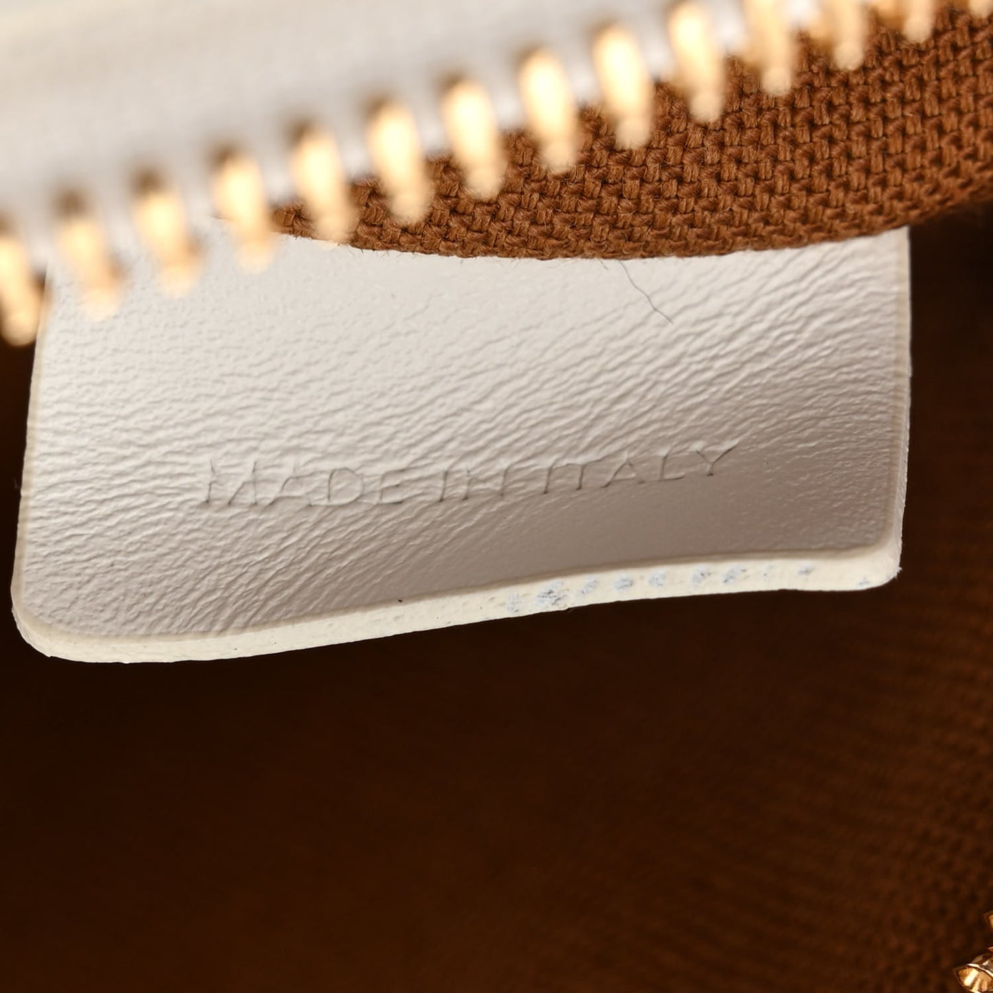 Triomphe Canvas Small Camera Bag White