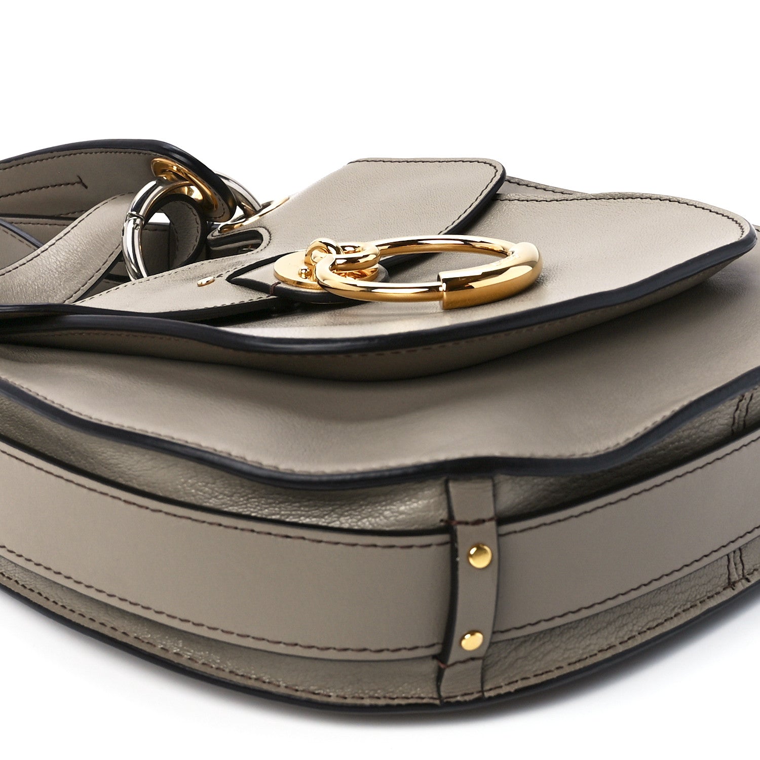 Chloe Calfskin Medium Tess Hobo Motty Grey 10 of 11