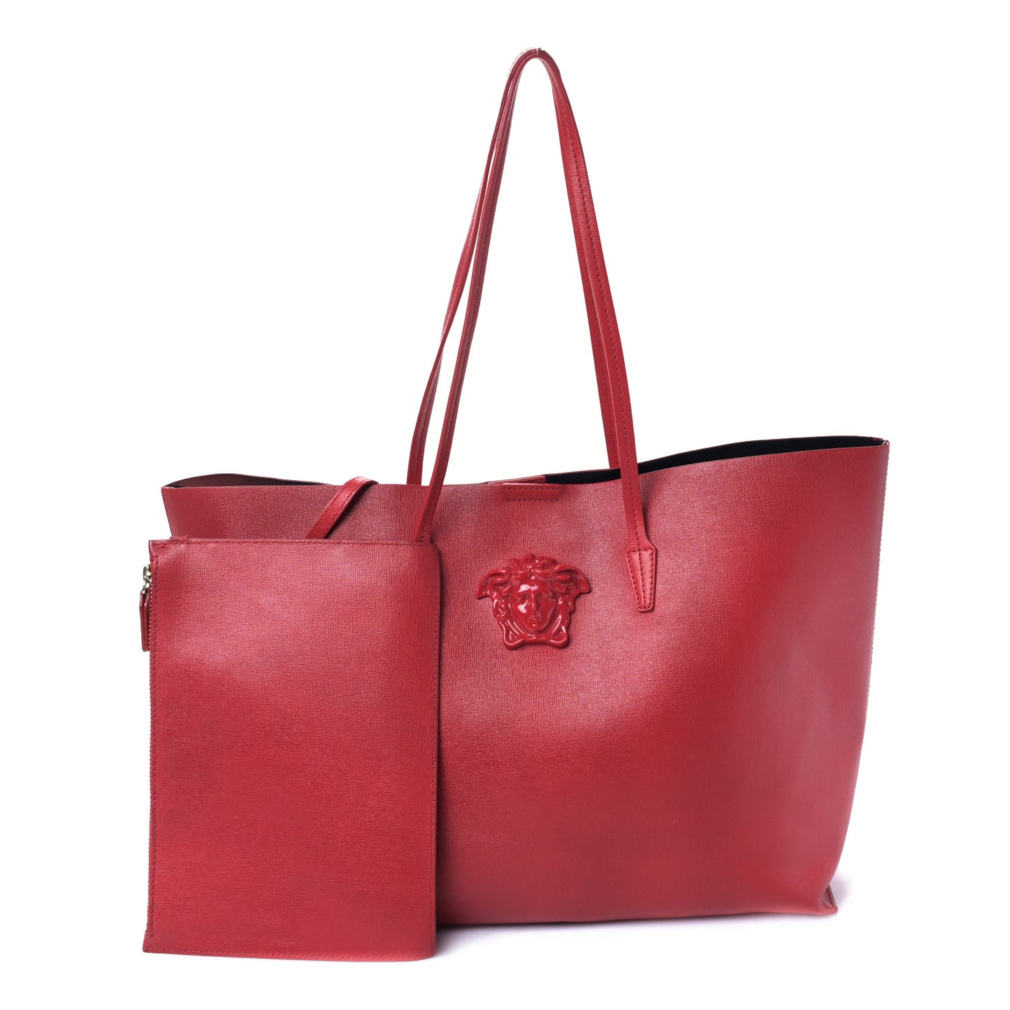 Saffiano Palazzo Medusa Tote Red