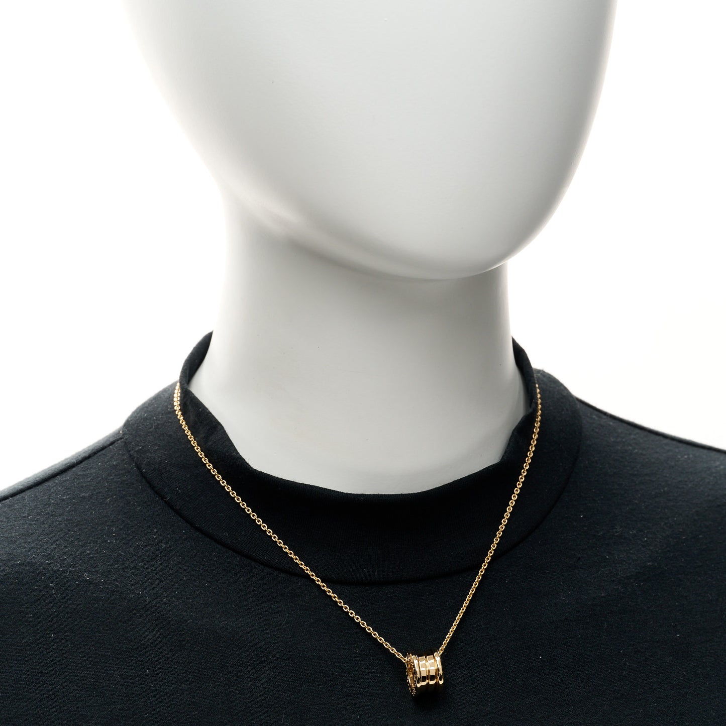 18K Yellow Gold B.Zero1 Pendant Necklace