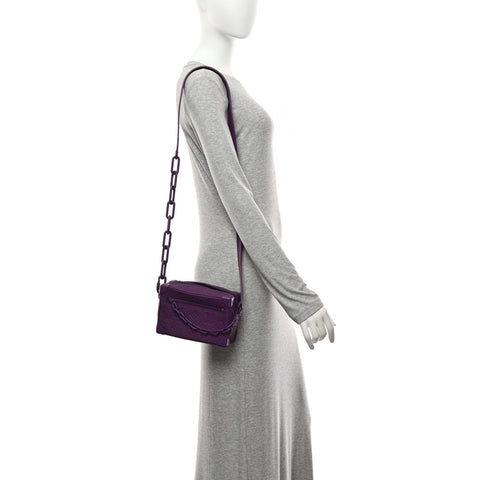 Taurillon Monogram Mini Soft Trunk Black Purple Night
