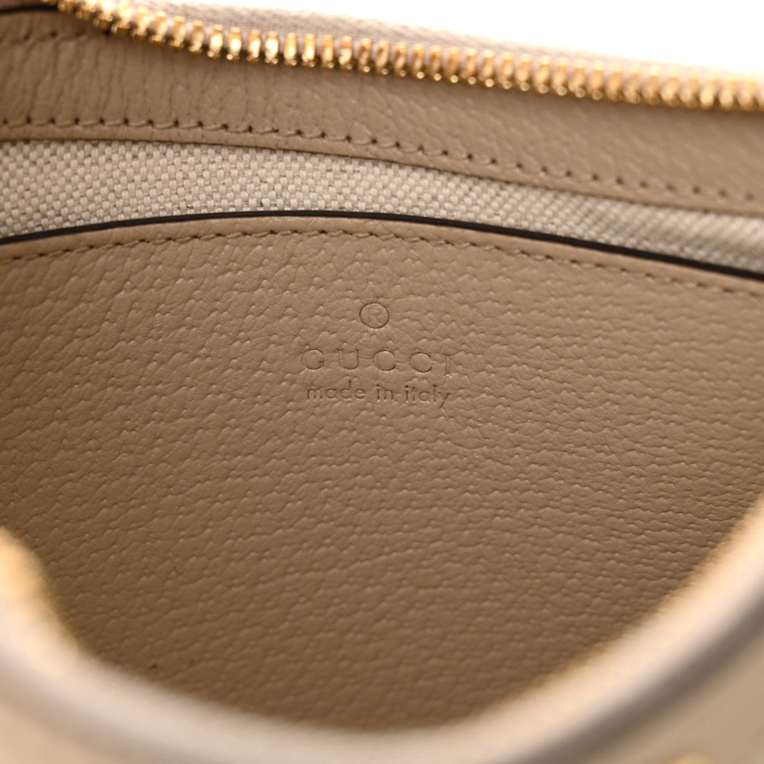 Gucci GG Supreme Monogram Textured Dollar Calfskin Small Ophidia Hobo Beige Mystic White Oatmeal 6 of 11