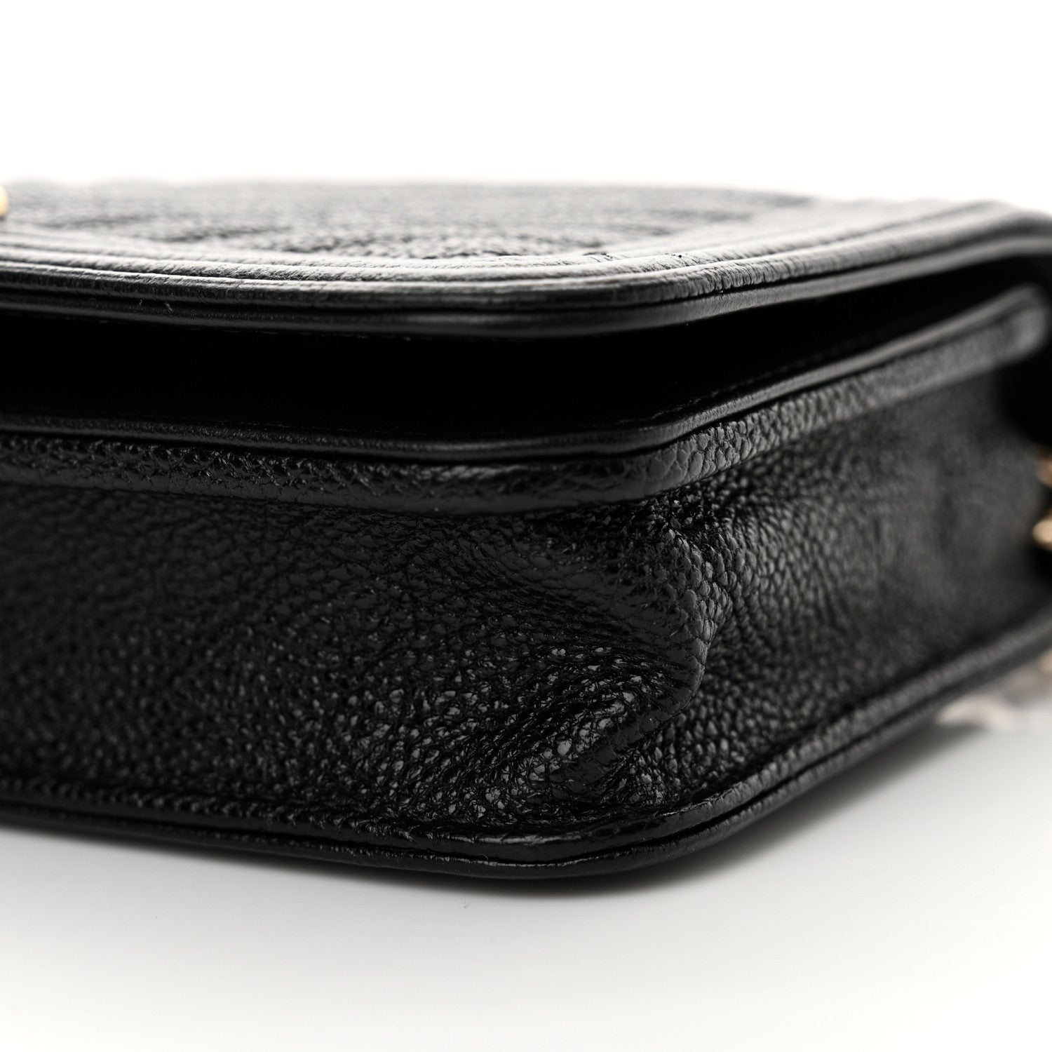 Chanel Caviar Chevron Quilted Mini Boy Wallet On Chain WOC Black 11 of 11