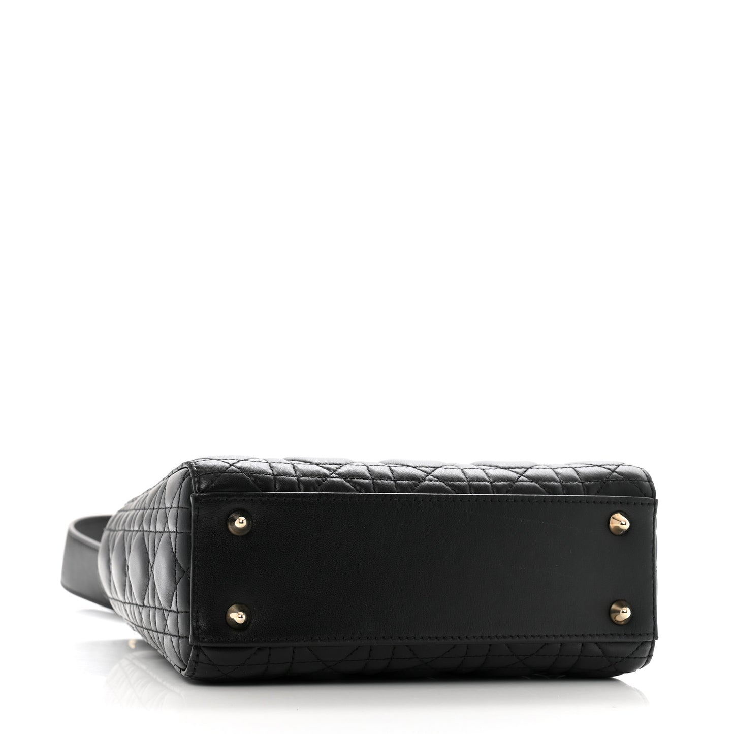 Lambskin Cannage Small My ABCDior Lady Dior Black