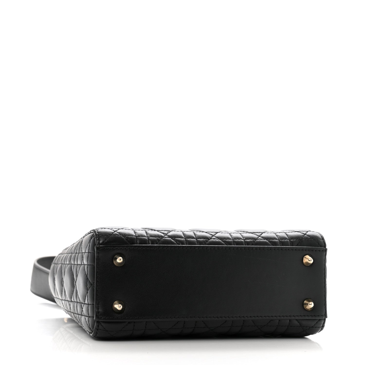 Christian Dior Lambskin Cannage Small My ABCDior Lady Dior Black 4 of 13