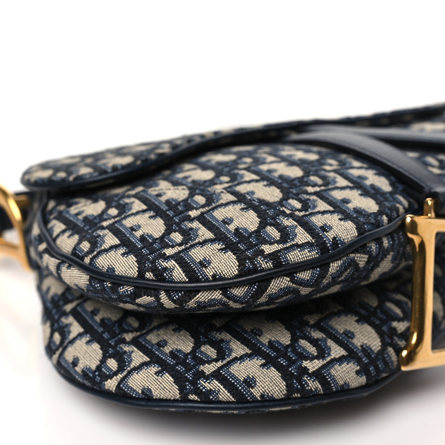 Oblique Saddle Bag Blue
