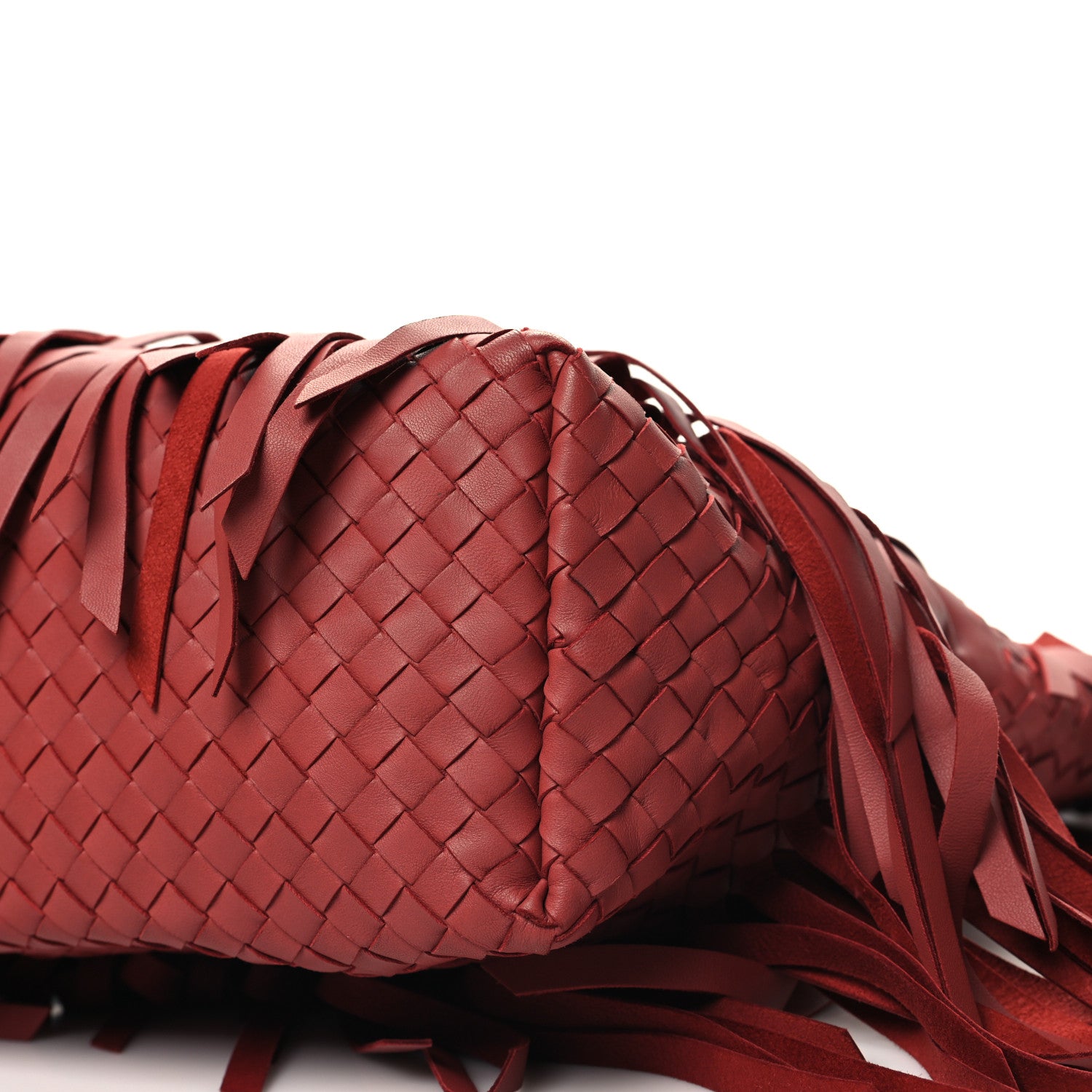 Bottega Veneta Nappa Fringe Tote Rust 10 of 10