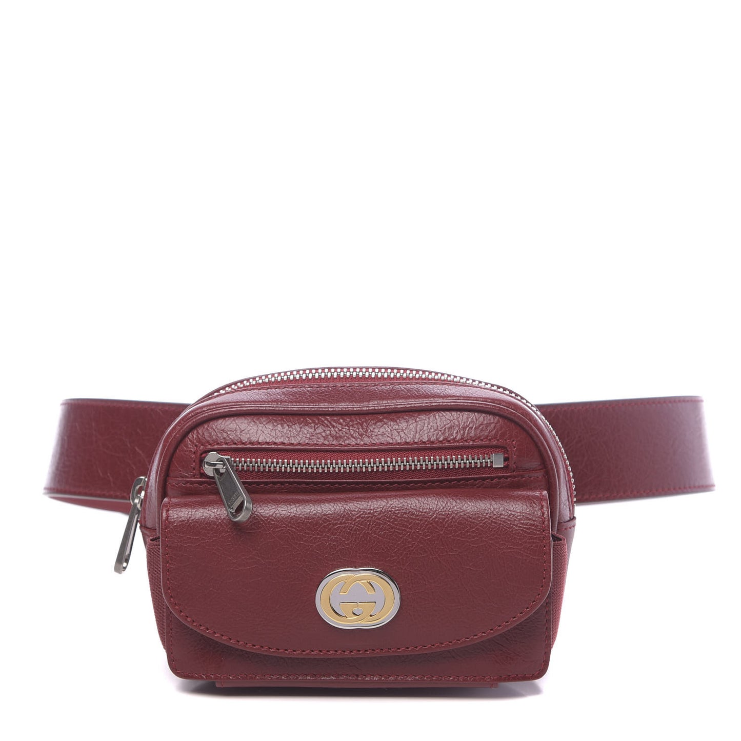 Fluffy Calfskin Mini Morpheus Belt Bag 90 36 Red