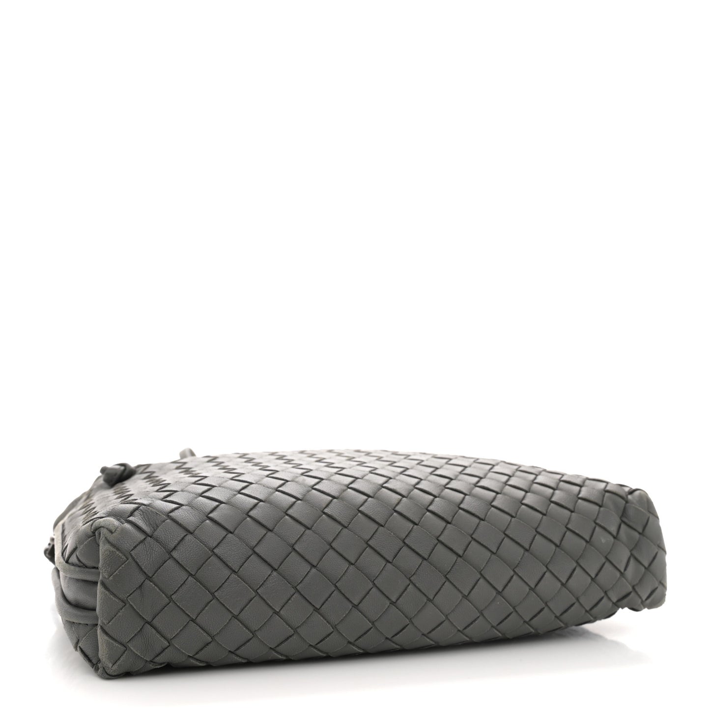 Nappa Intrecciato Nodini Crossbody Messenger New Light Grey