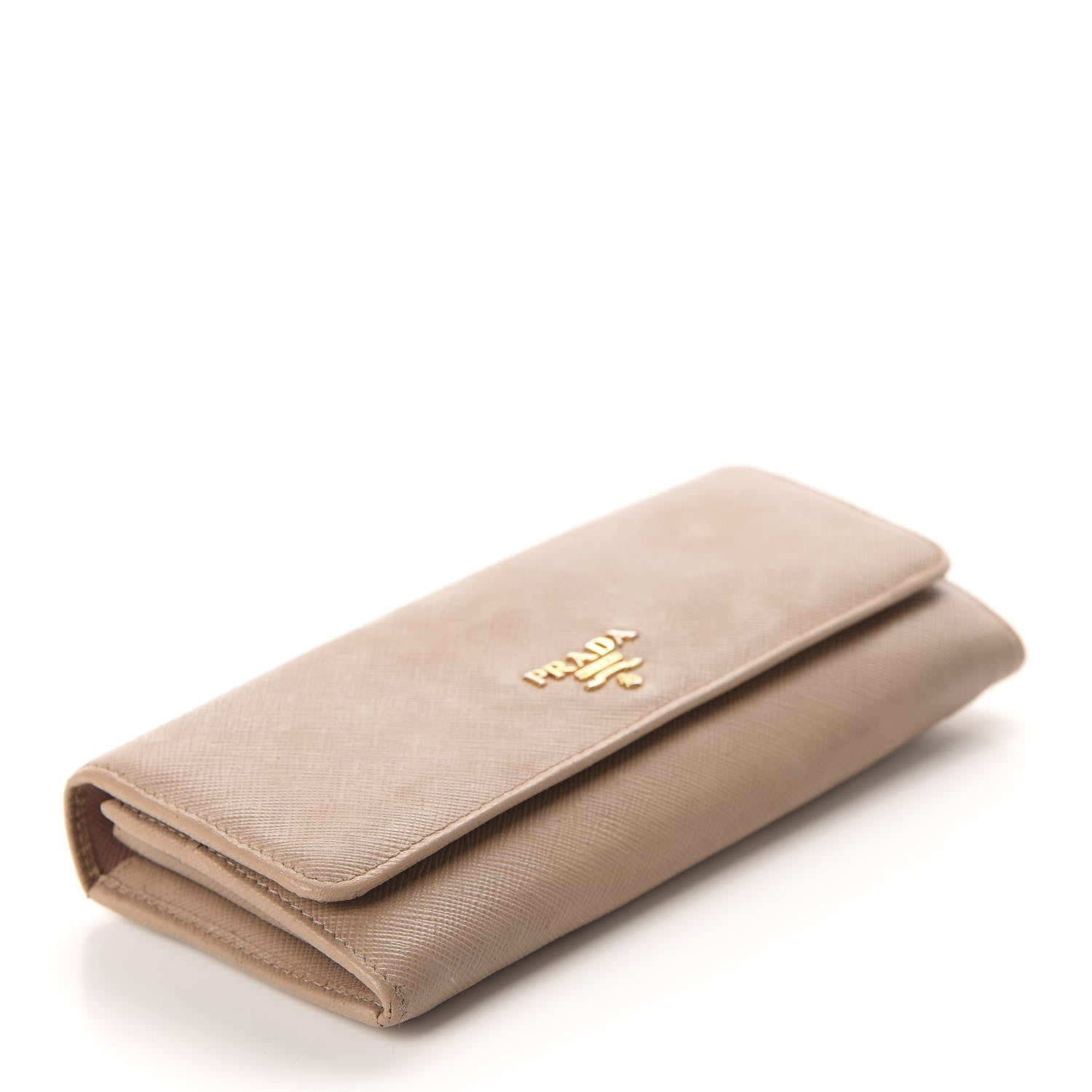 Prada Saffiano Metal Continental Flap Wallet Cammeo 4 of 9