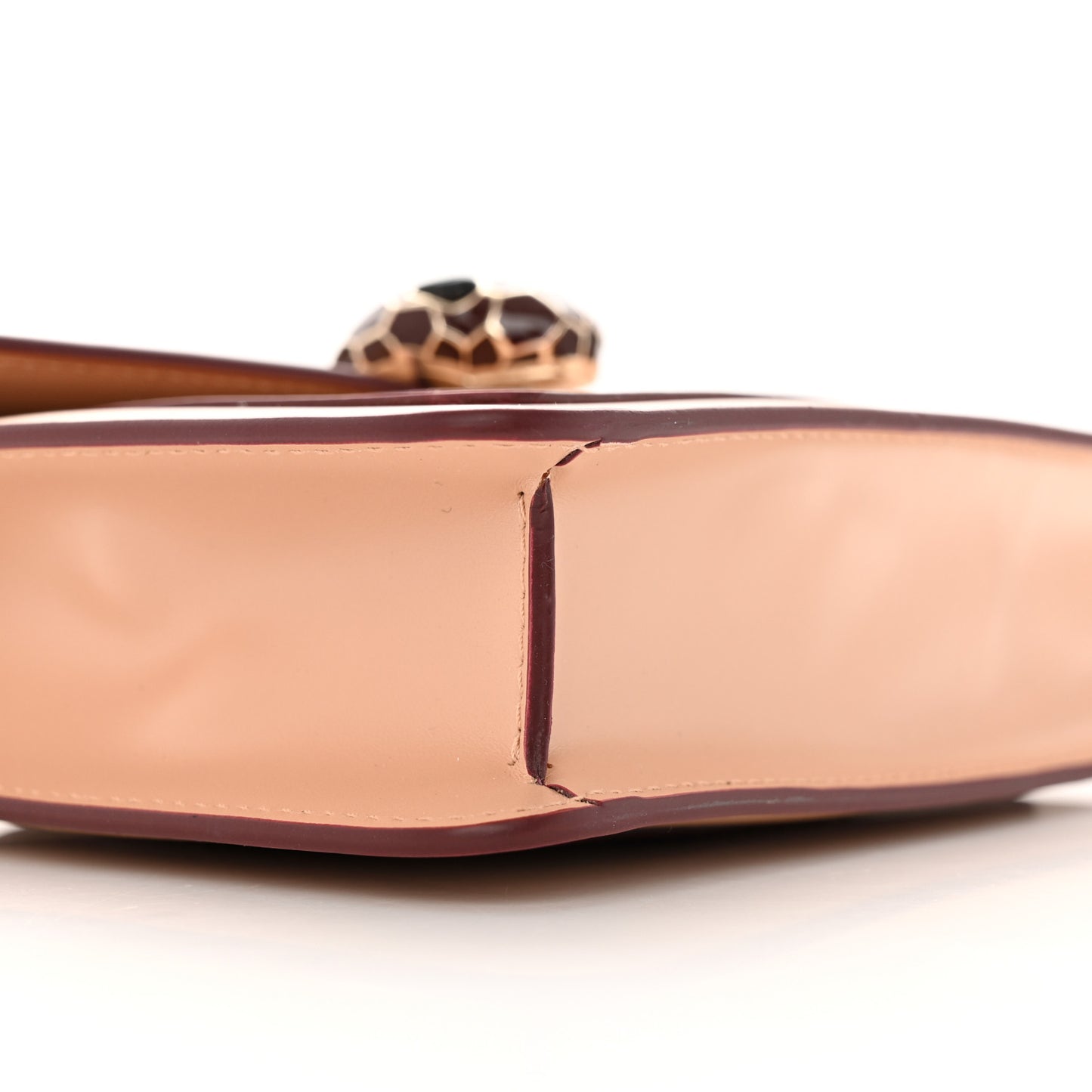 Calfskin Serpenti Forever Crossbody Bag Beige