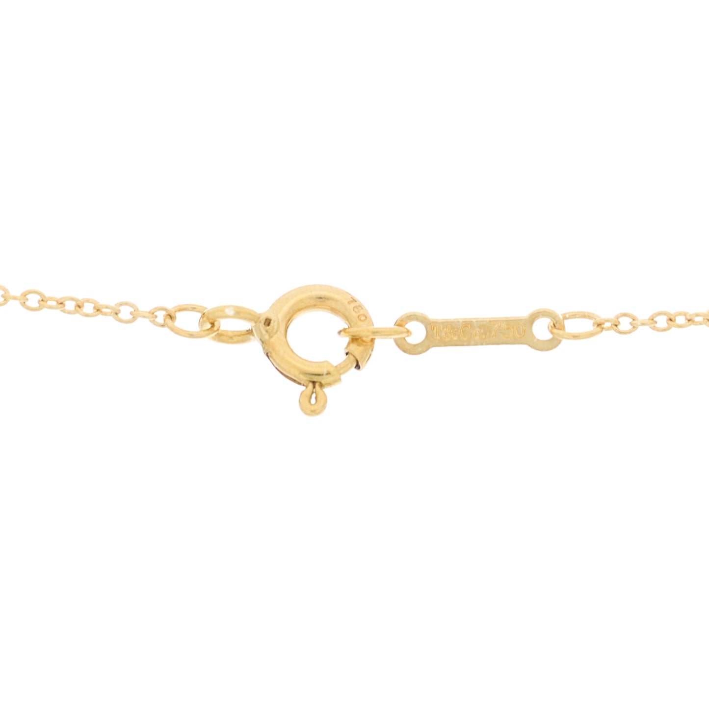 18K Yellow Gold Diamond Paloma Picasso Venezia Stella Pendant Necklace