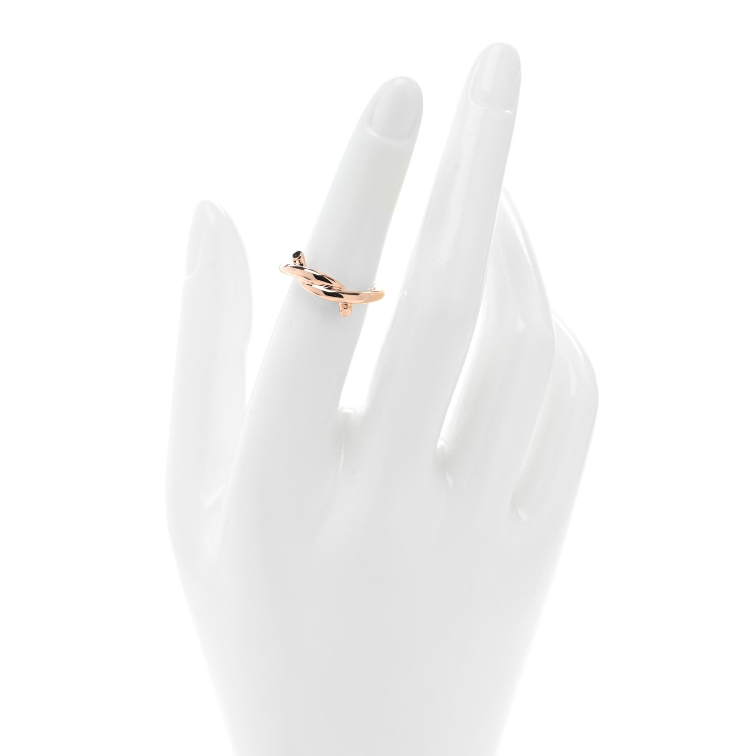 Cartier 18K Pink Gold Entrelaces Ring 50 5.25 2 of 4