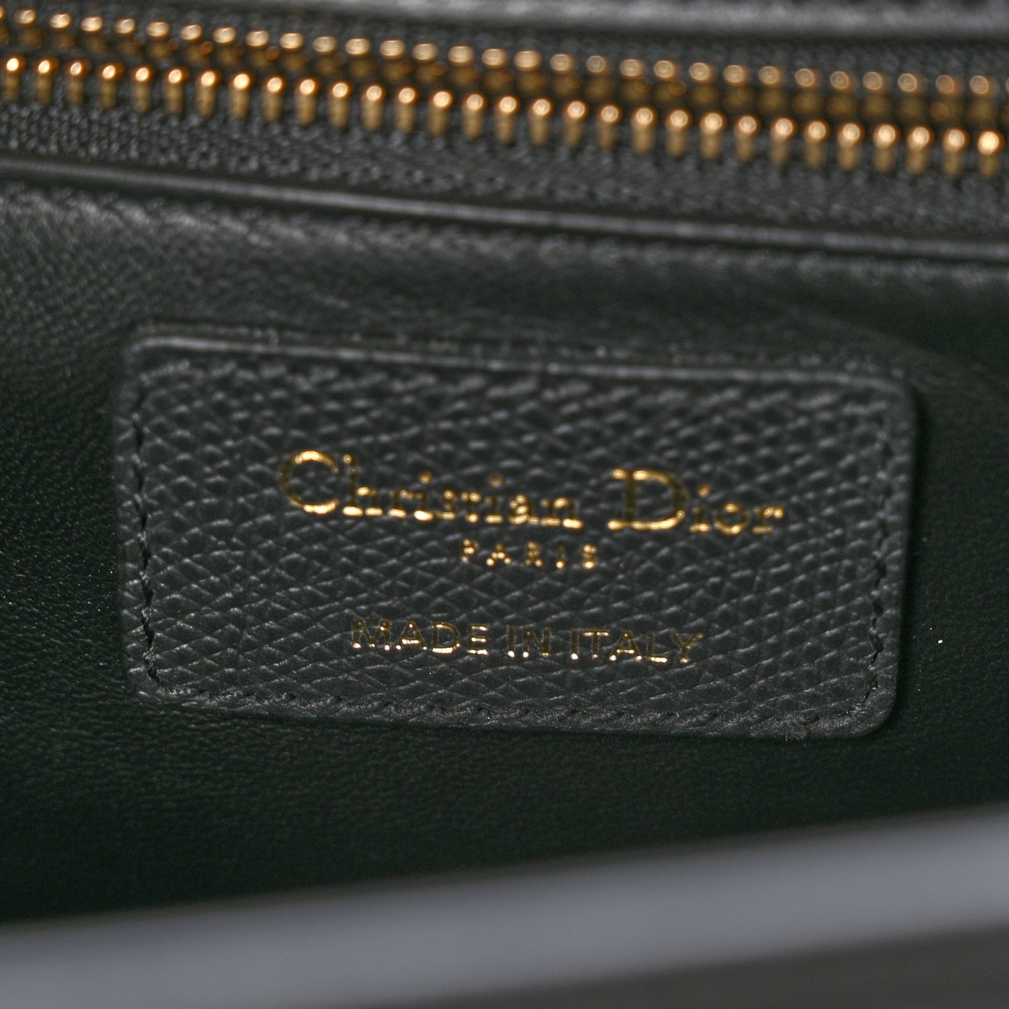 Grained Calfskin Embossed 30 Montaigne Chain Flap Bag Black