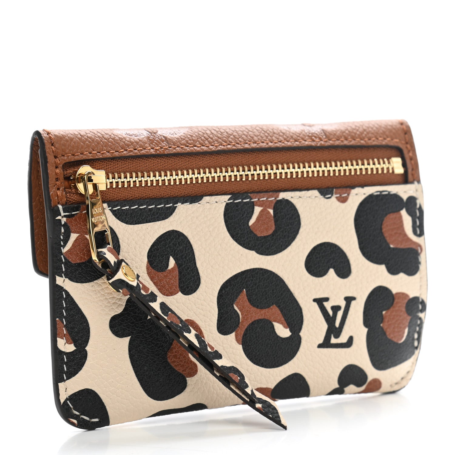 Louis Vuitton Empreinte Monogram Giant Wild At Heart Key Pouch Caramel 3 of 6