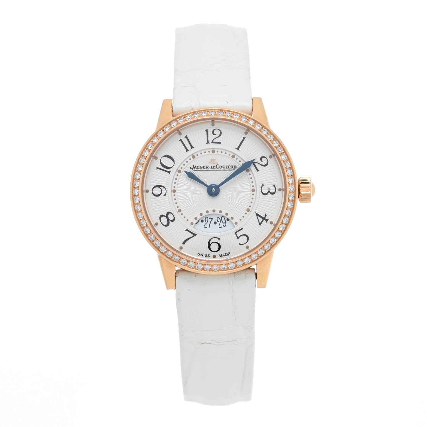 18K Rose Gold Alligator Diamond Bezel 29mm Rendez-Vous Quartz Watch Q3402530