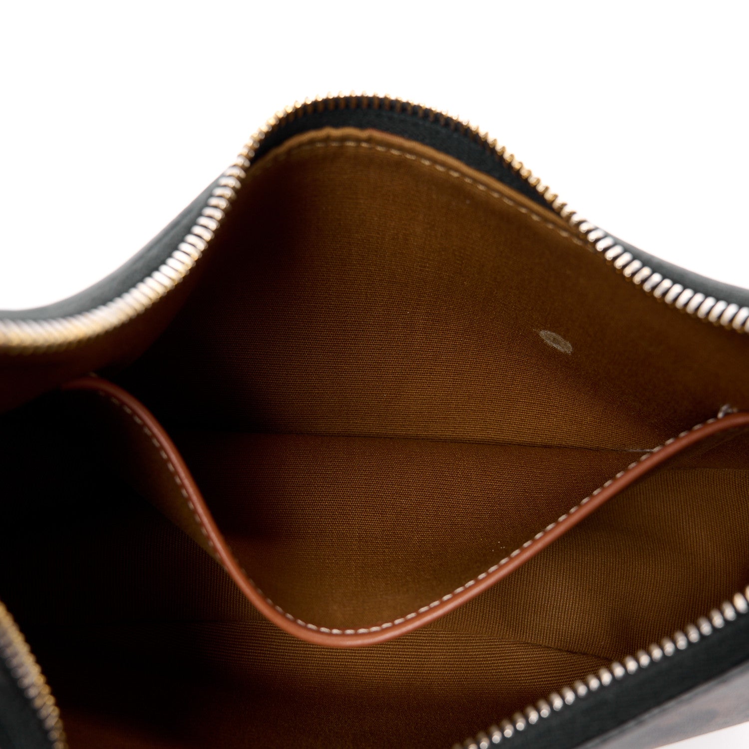 Celine Triomphe Canvas XL Calfskin Ava Triomphe Shoulder Bag Tan 6 of 16