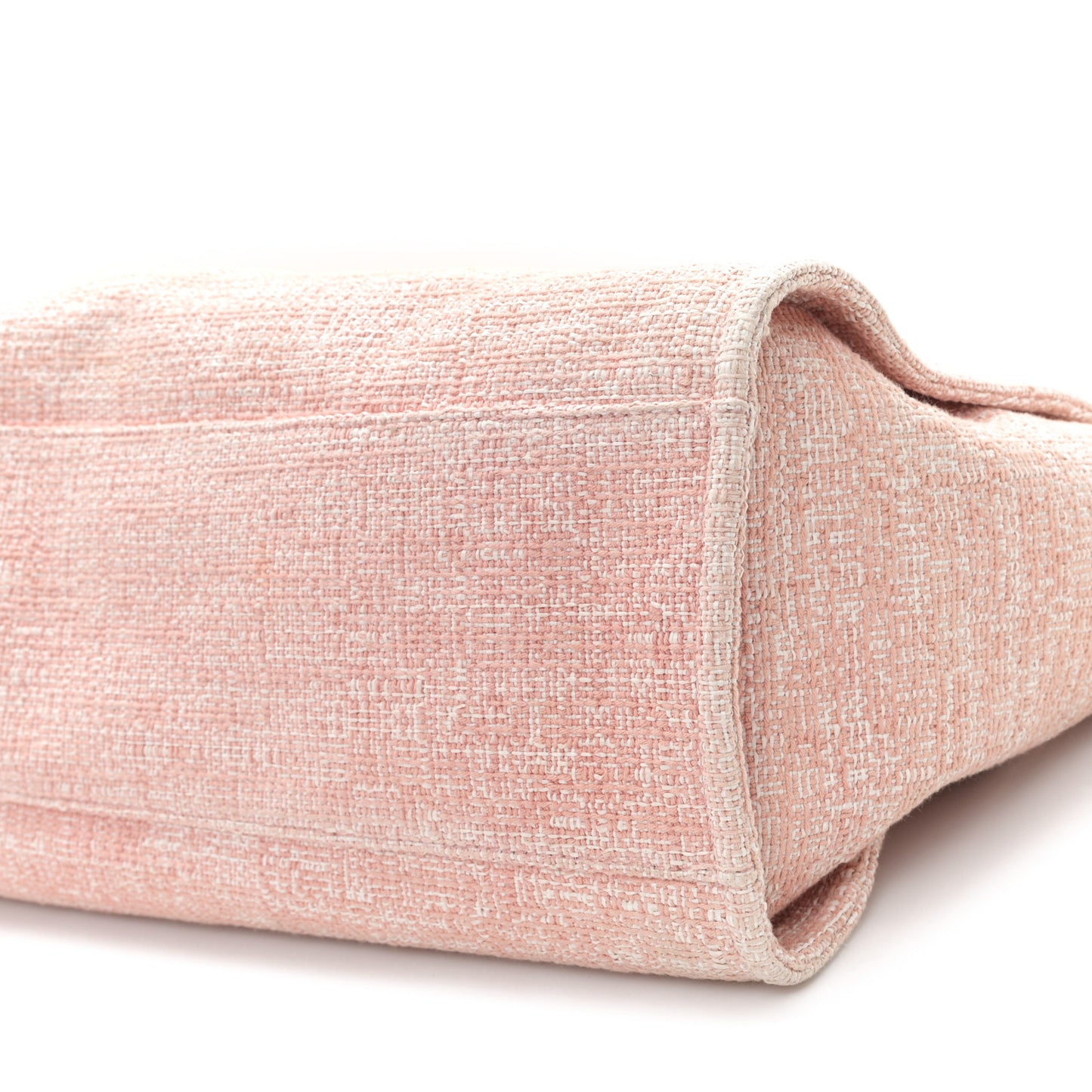 Lurex Boucle Deauville Medium Tote Pink