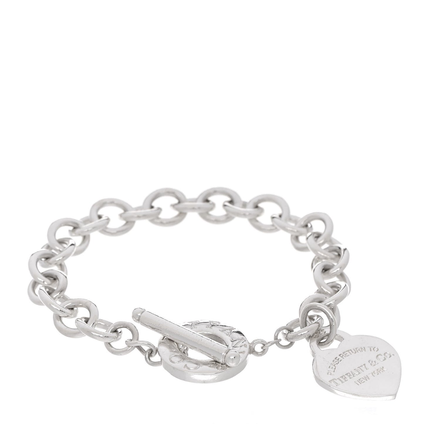 Sterling Silver Return To Tiffany Heart Tag Toggle Bracelet