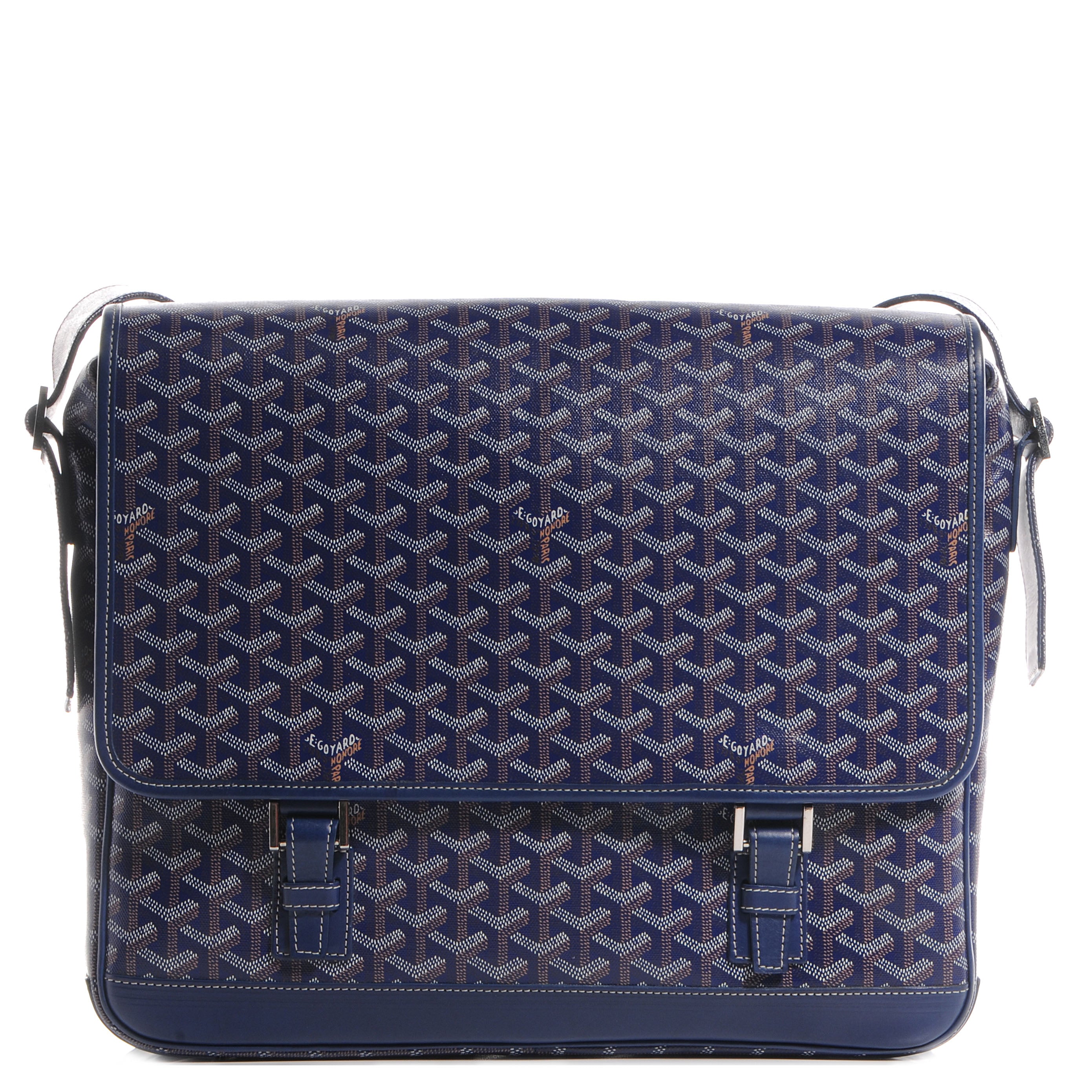 【正規品】GOYARD Grand Bleu MM Shoulder Bag Goyard Grand Blue GM Blue 67121 – FASHIONPHILE