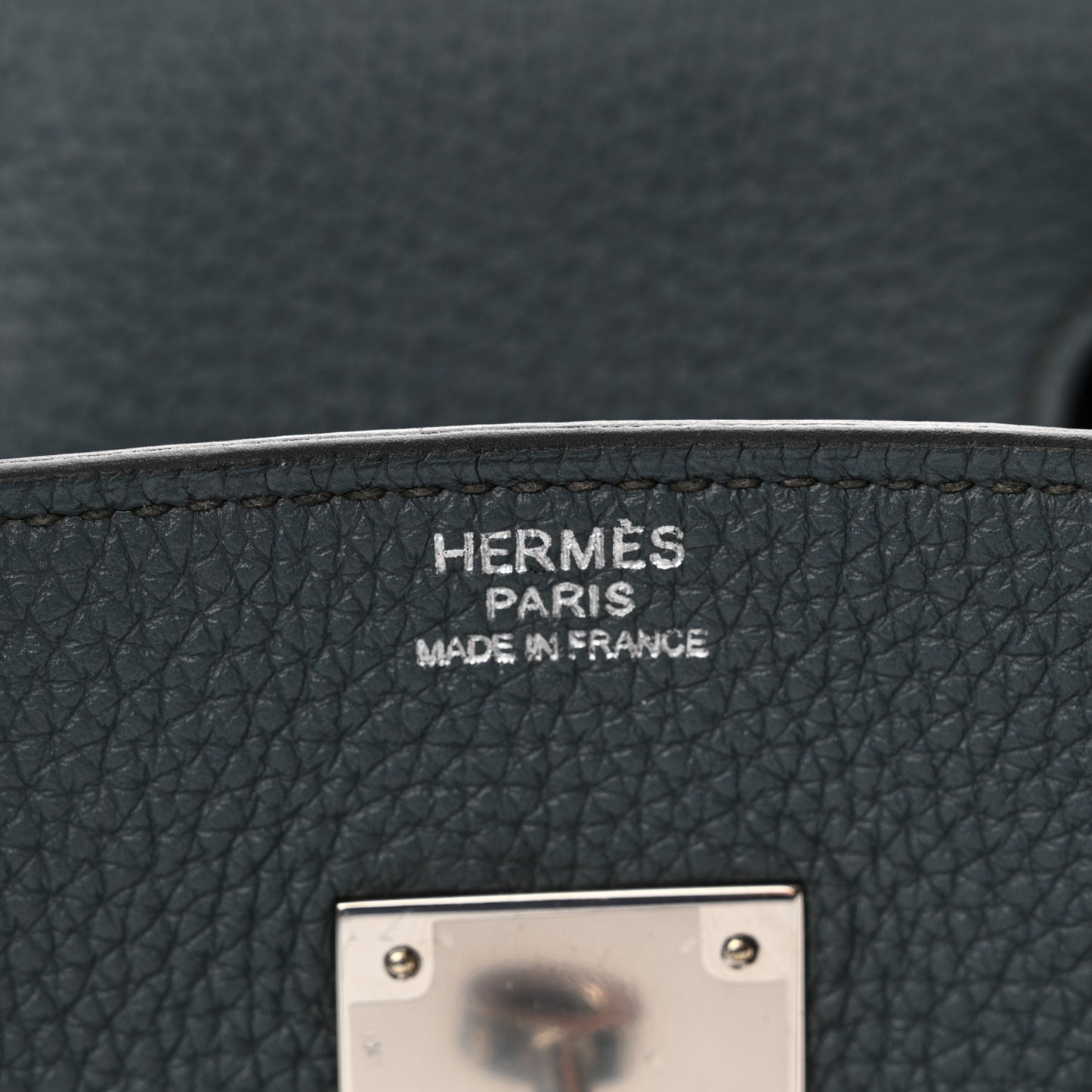 Togo Birkin 30 Bleu Orage
