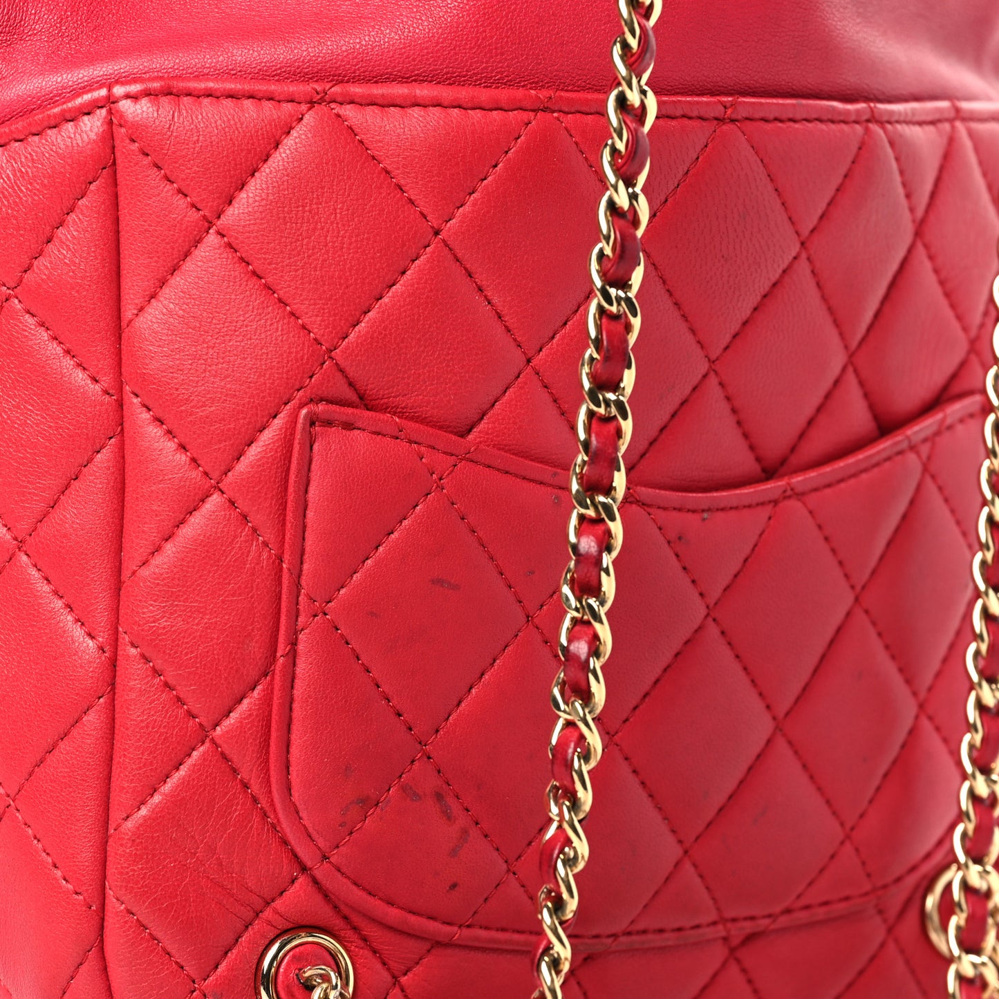 Lambskin Quilted Small Seoul Backpack Dark Pink