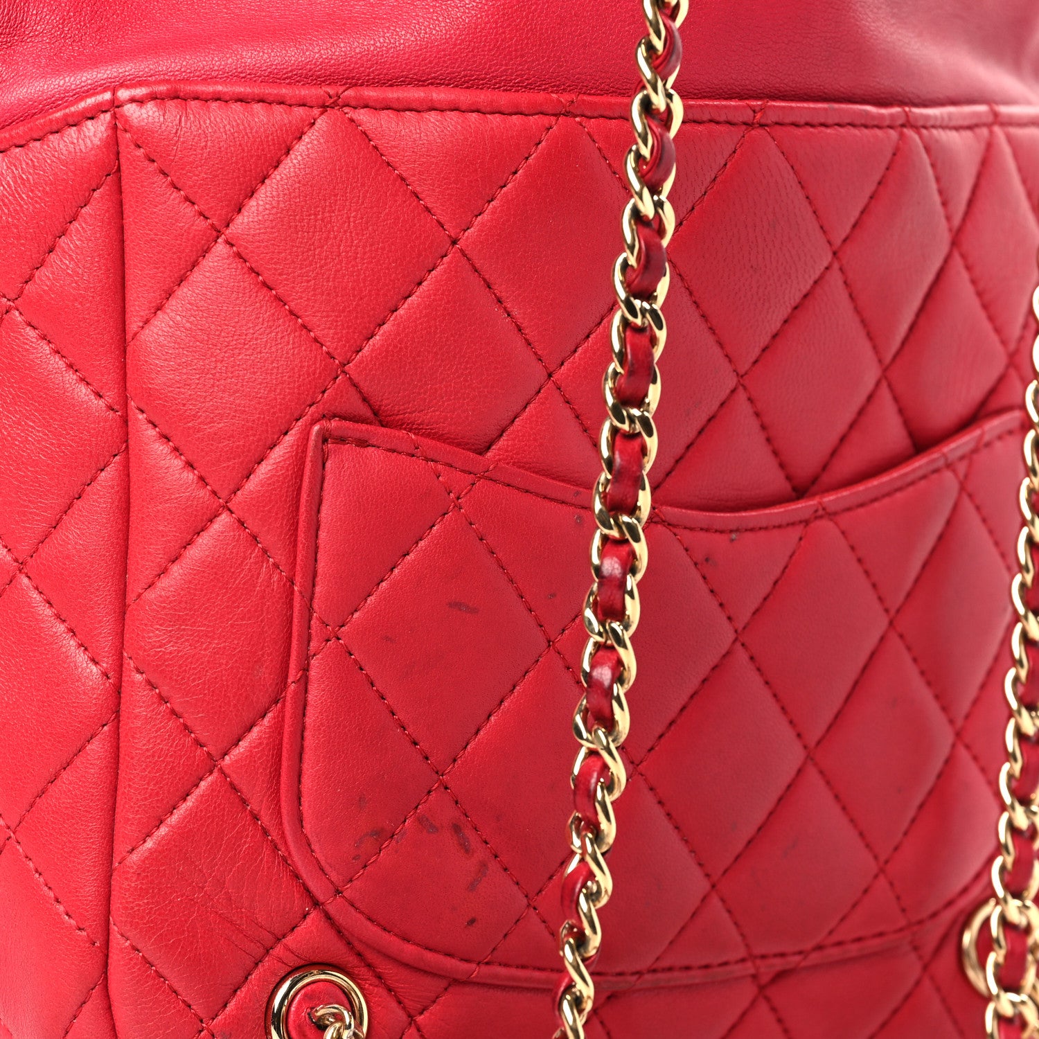 Chanel Lambskin Quilted Small Seoul Backpack Dark Pink 9 of 10