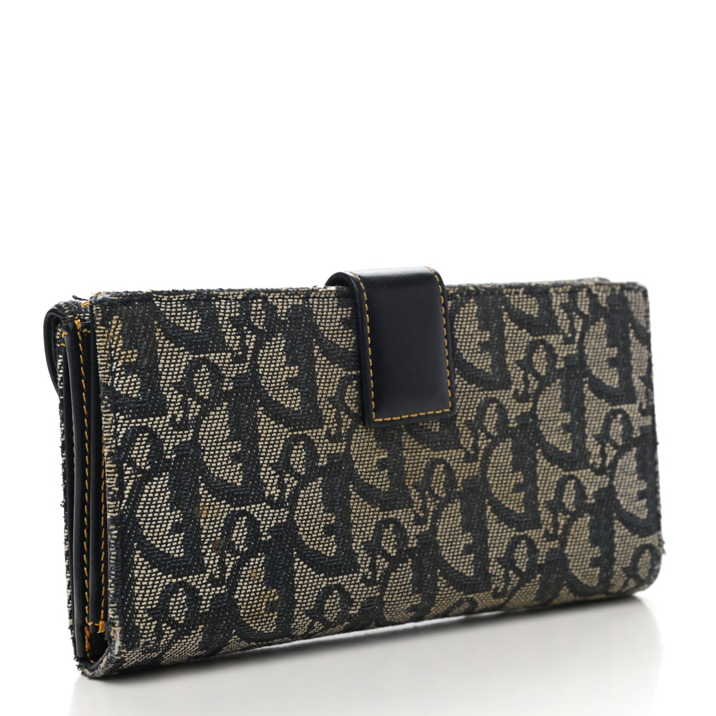 Monogram Saddle Wallet Navy