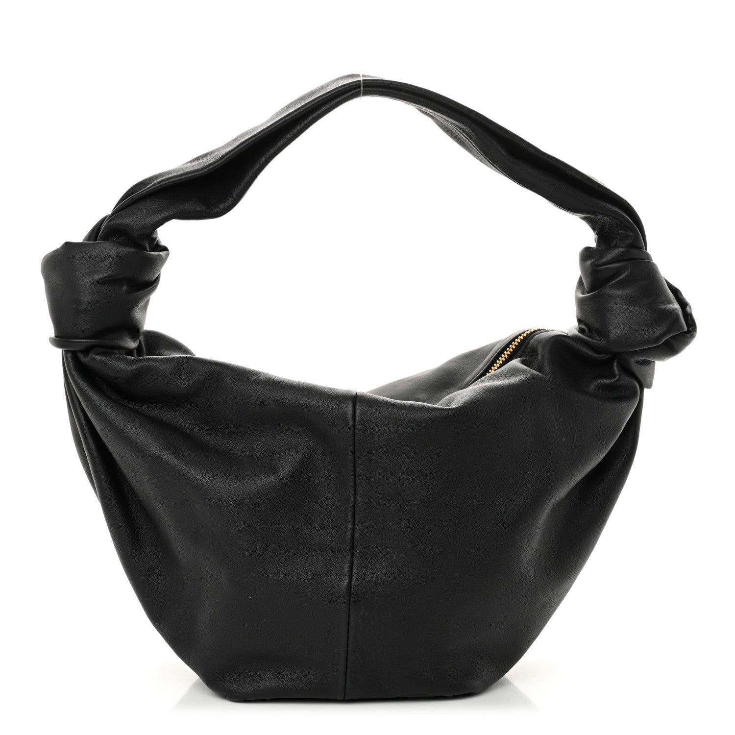 Bottega Veneta Calfskin Teen Double Knot Hobo Black 1692940