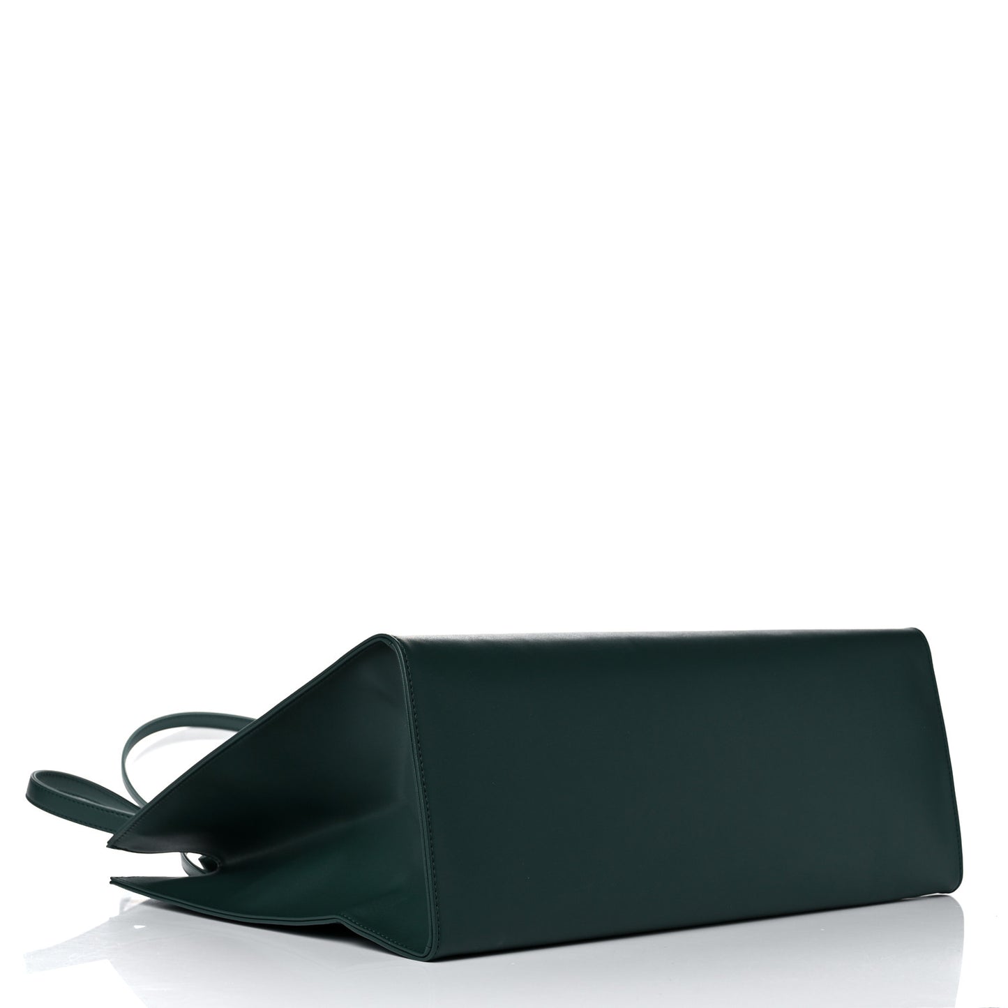 Vegan Leather Large Shopping Bag Dark Olive